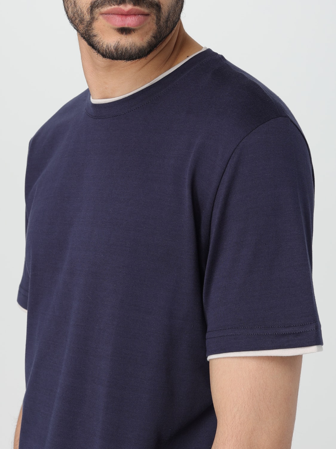 ELEVENTY T-SHIRT: T-shirt men Eleventy, Blue - Img 3