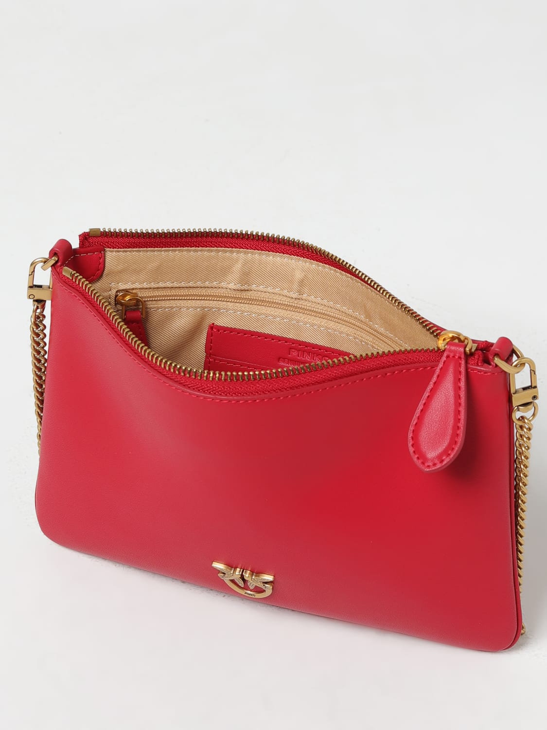 PINKO CLUTCH: Shoulder bag woman Pinko, Red - Img 3