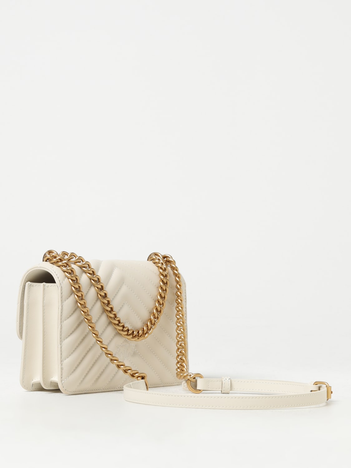 PINKO MINI BAG: Shoulder bag woman Pinko, White - Img 2