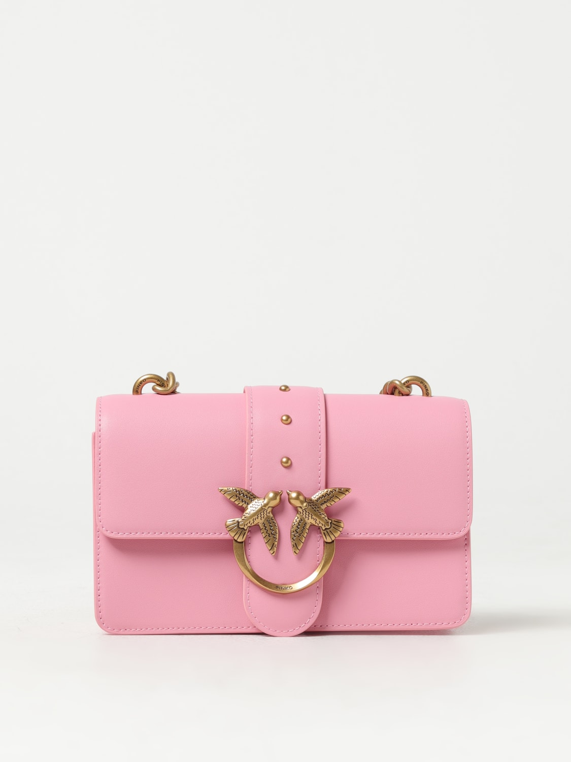 Pink pinko bag sale