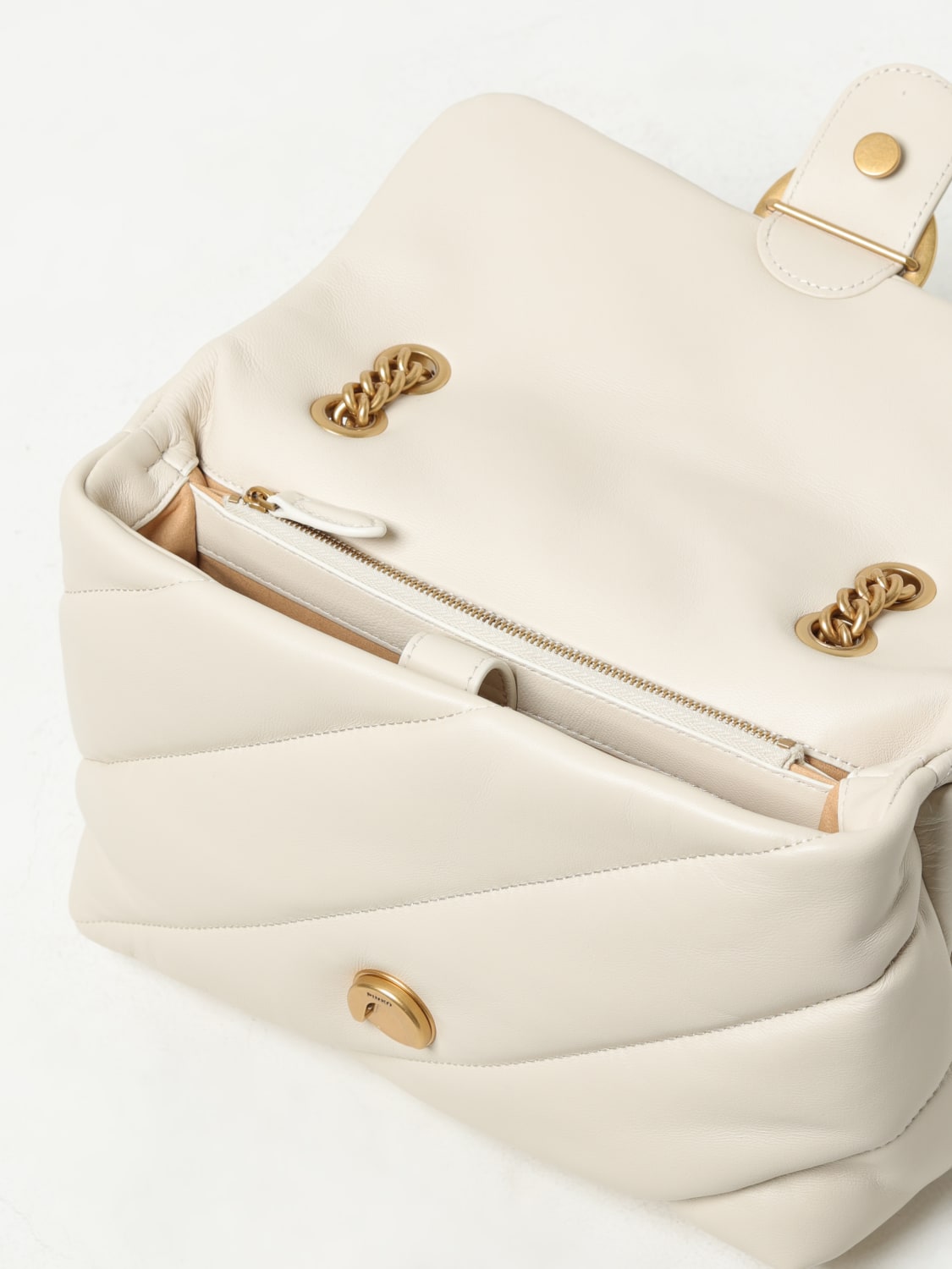 PINKO SHOULDER BAG: Shoulder bag woman Pinko, White - Img 3