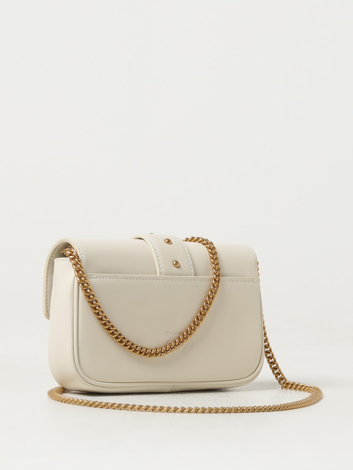 PINKO MINI SAC À MAIN: Sac porté épaule femme Pinko, Blanc - Img 2