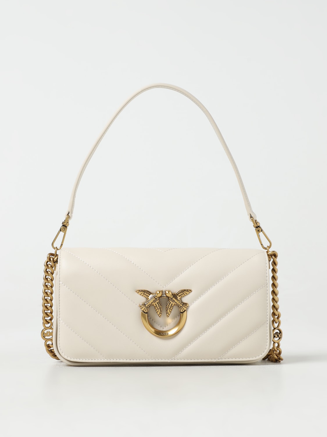 PINKO: Shoulder bag woman - White | Pinko shoulder bag 100068A136 ...