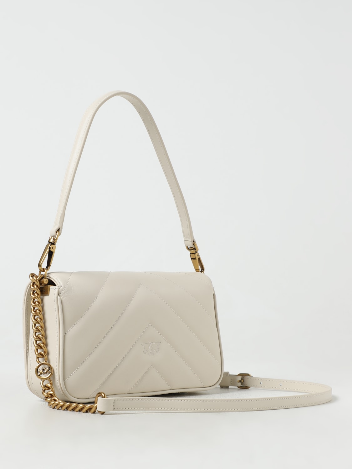 PINKO: Shoulder bag woman - White | Pinko shoulder bag 100068A136 ...