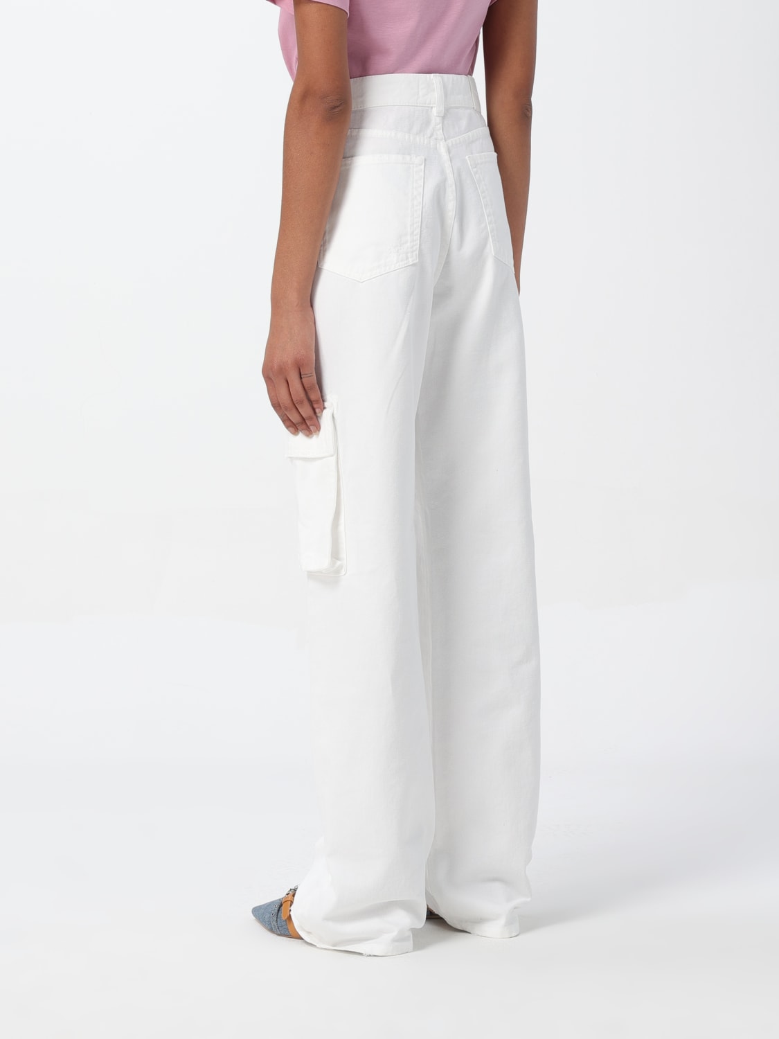 PINKO JEANS: Jeans woman Pinko, White - Img 2