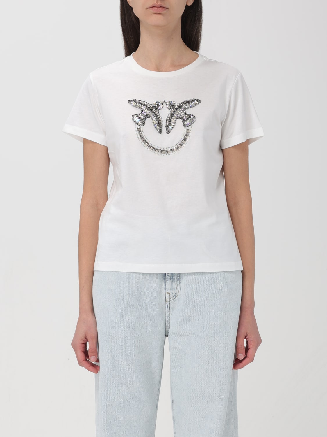 PINKO T-SHIRT: T-shirt woman Pinko, White - Img 1