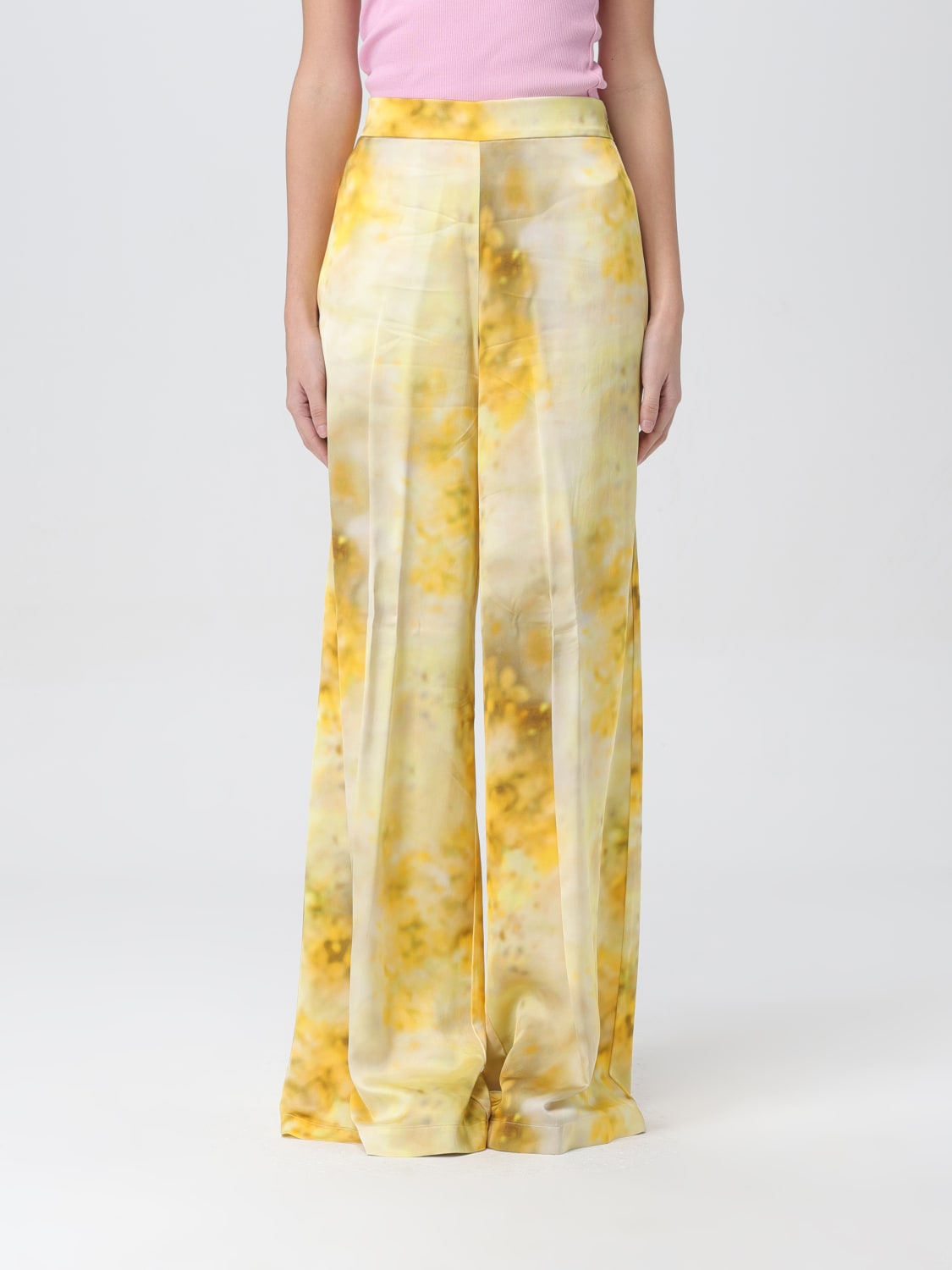 PINKO PANTALON: Pantalon femme Pinko, Jaune - Img 1