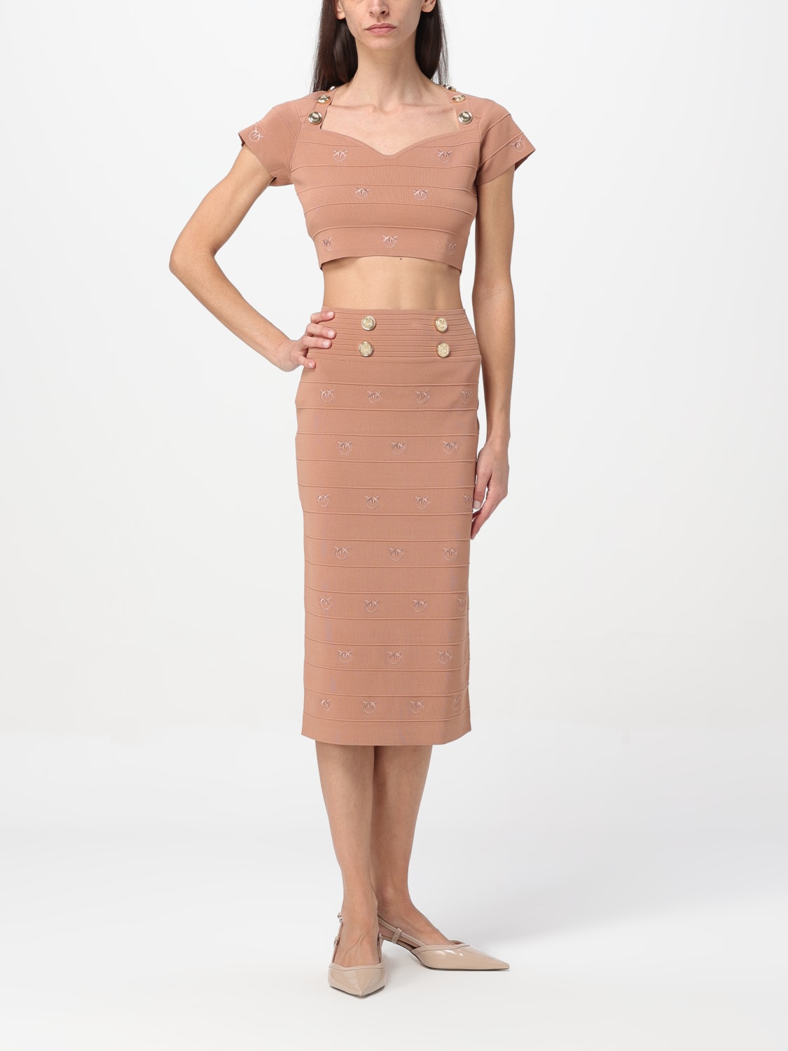 PINKO SKIRT: Skirt woman Pinko, Camel - Img 2