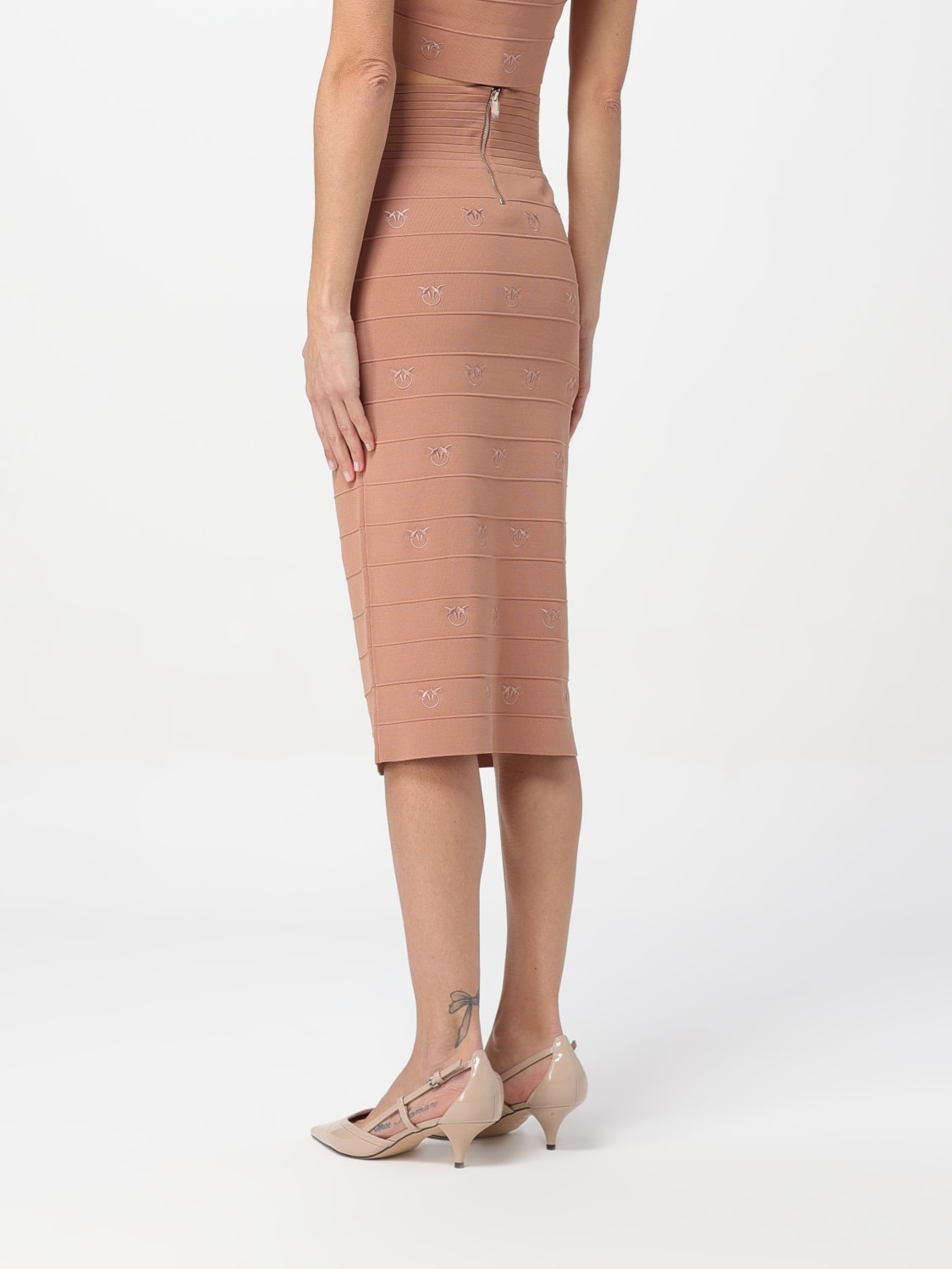 PINKO SKIRT: Skirt woman Pinko, Camel - Img 3