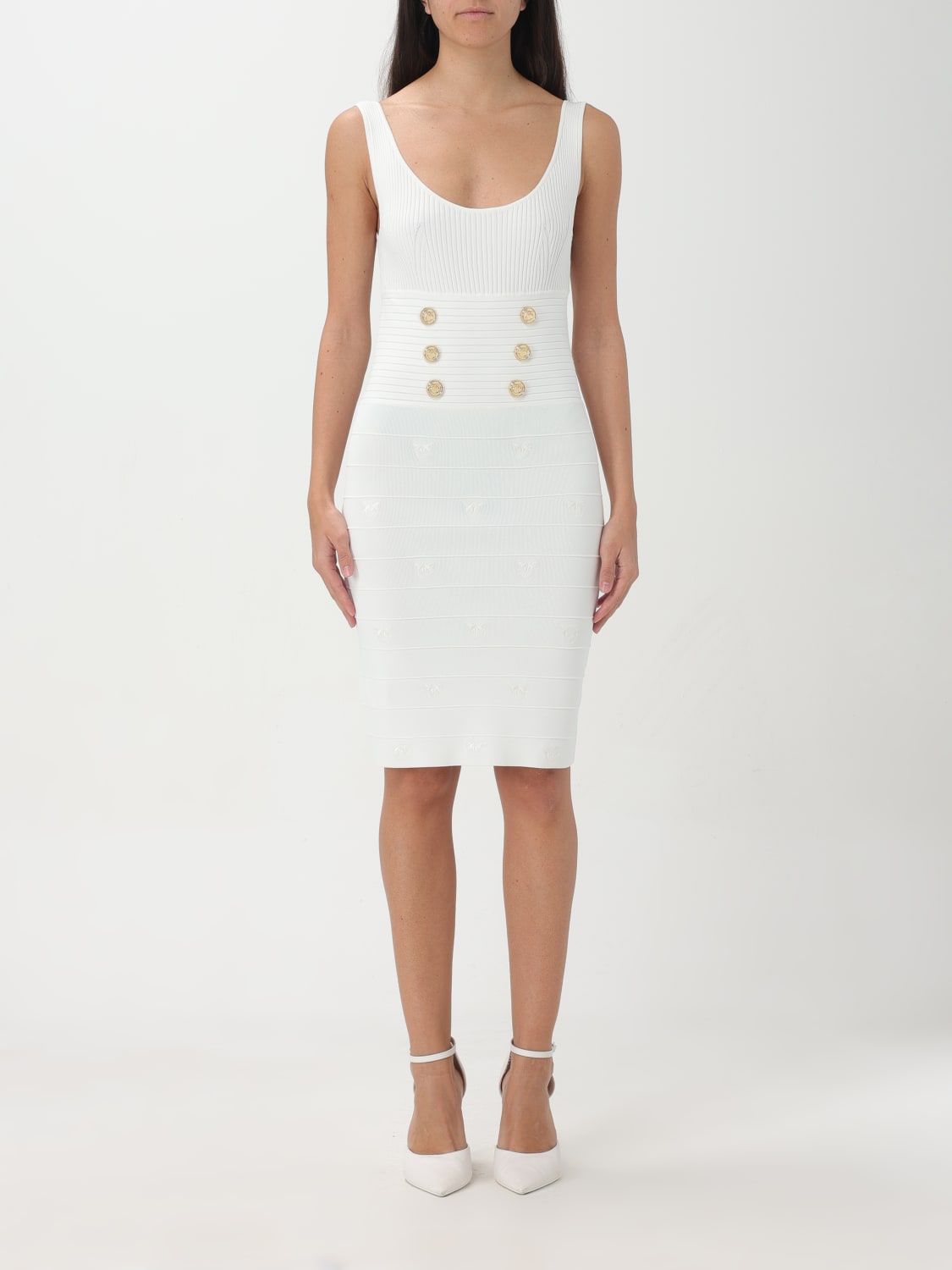 PINKO DRESS: Dress woman Pinko, White - Img 1