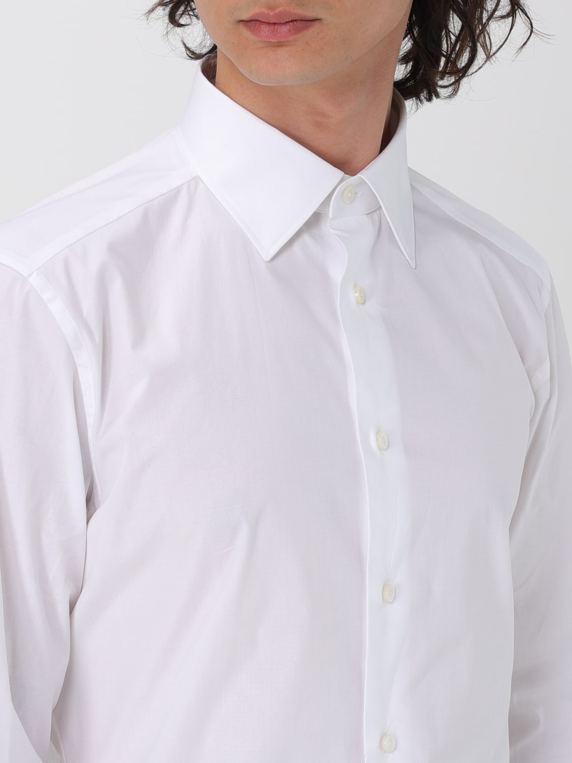 ZEGNA SHIRT: Shirt men Zegna, White - Img 5