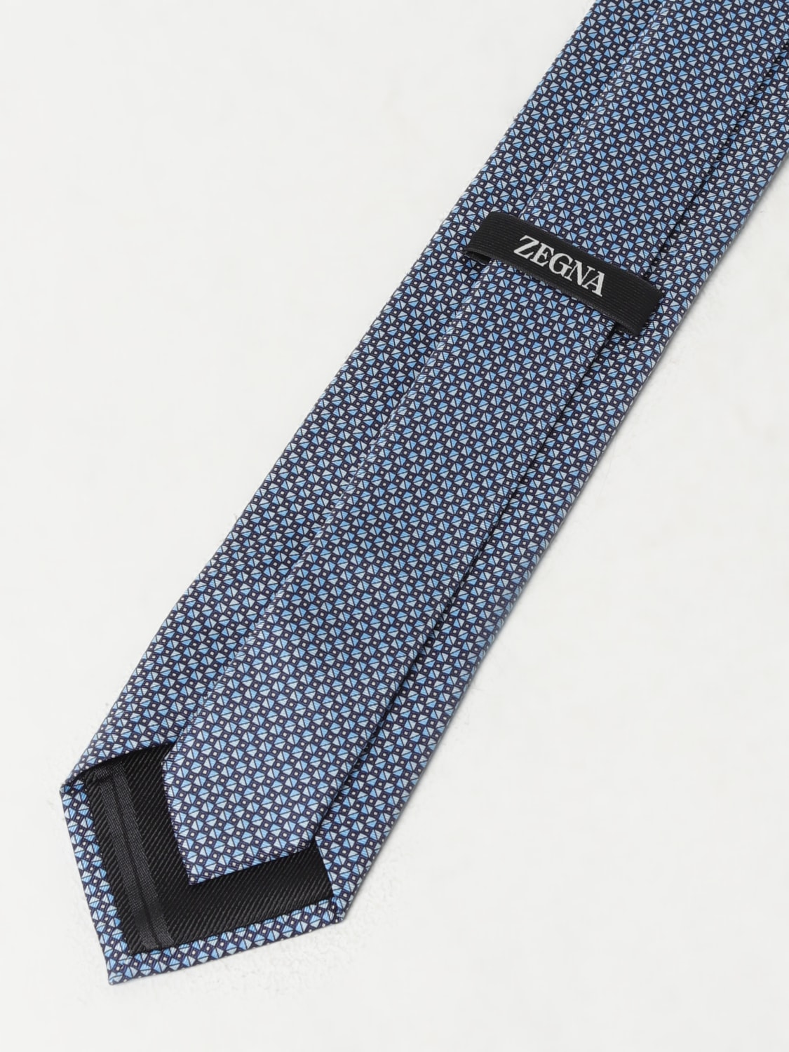 ZEGNA CORBATA: Corbata hombre Zegna, Azul Oscuro - Img 2