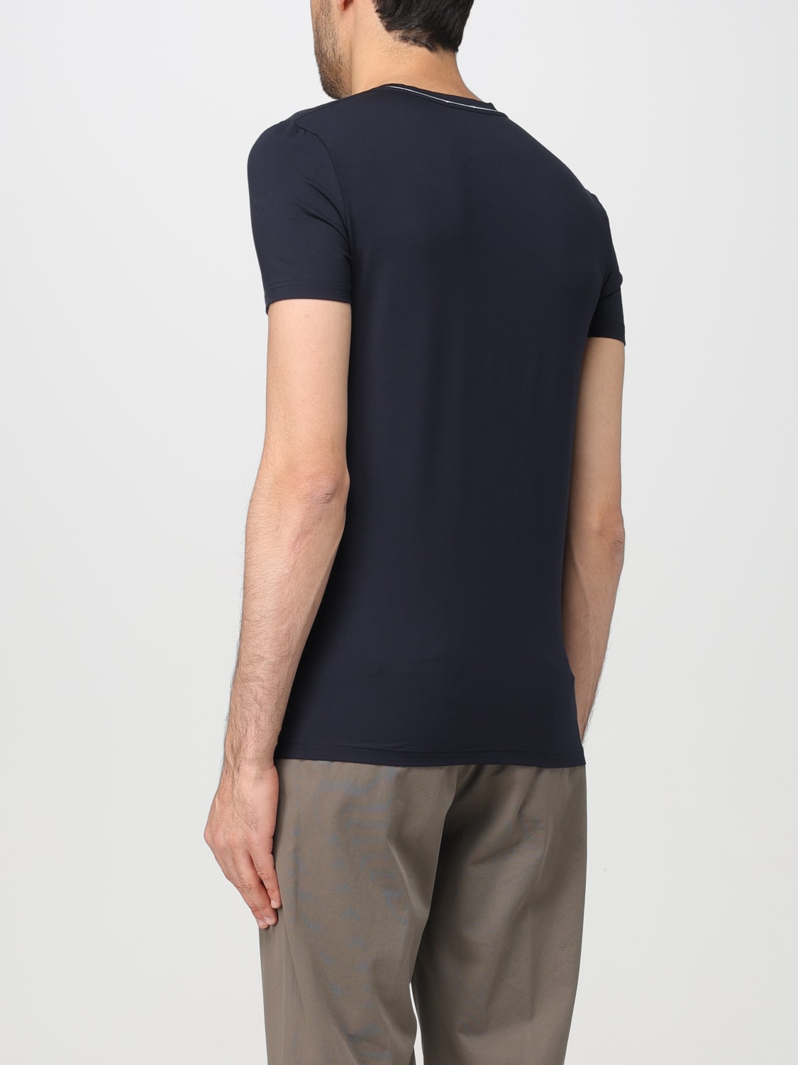 ZEGNA T-SHIRT: T-shirt men Zegna, Blue - Img 2