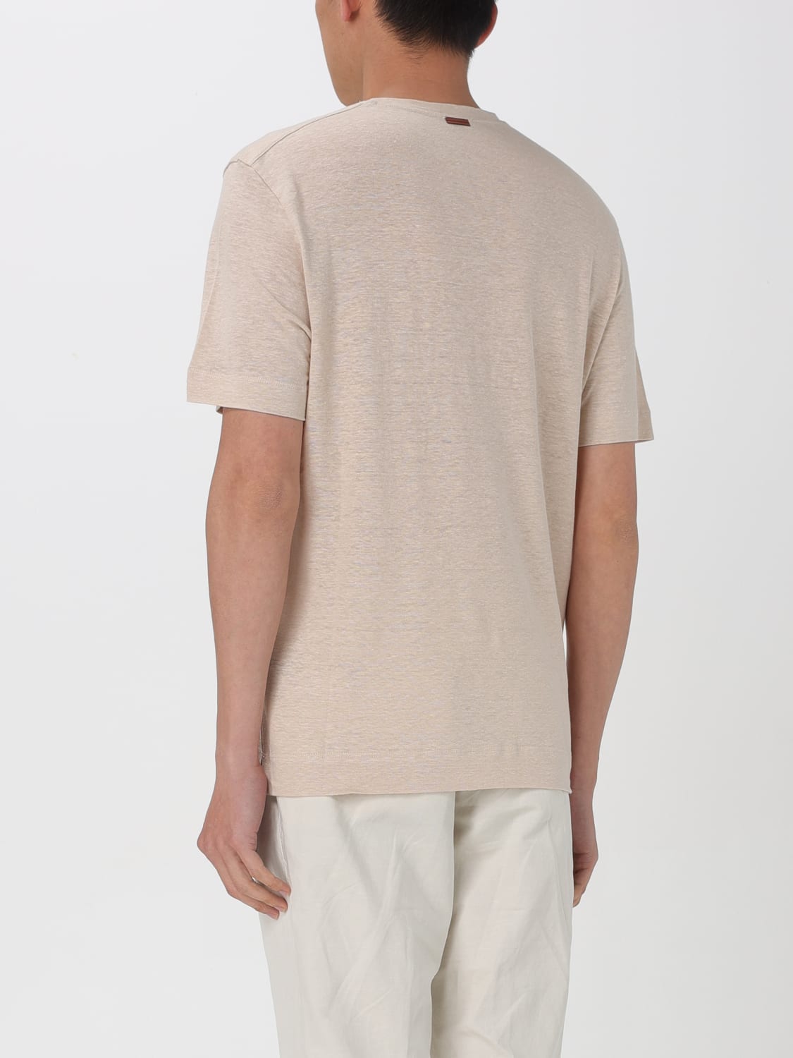 ZEGNA T-SHIRT: T-shirt men Zegna, Beige - Img 3