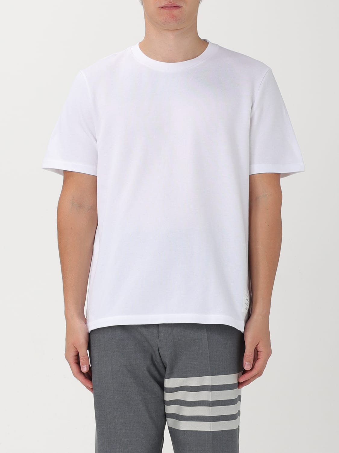 Giglio T-shirt Thom Browne in cotone piquet