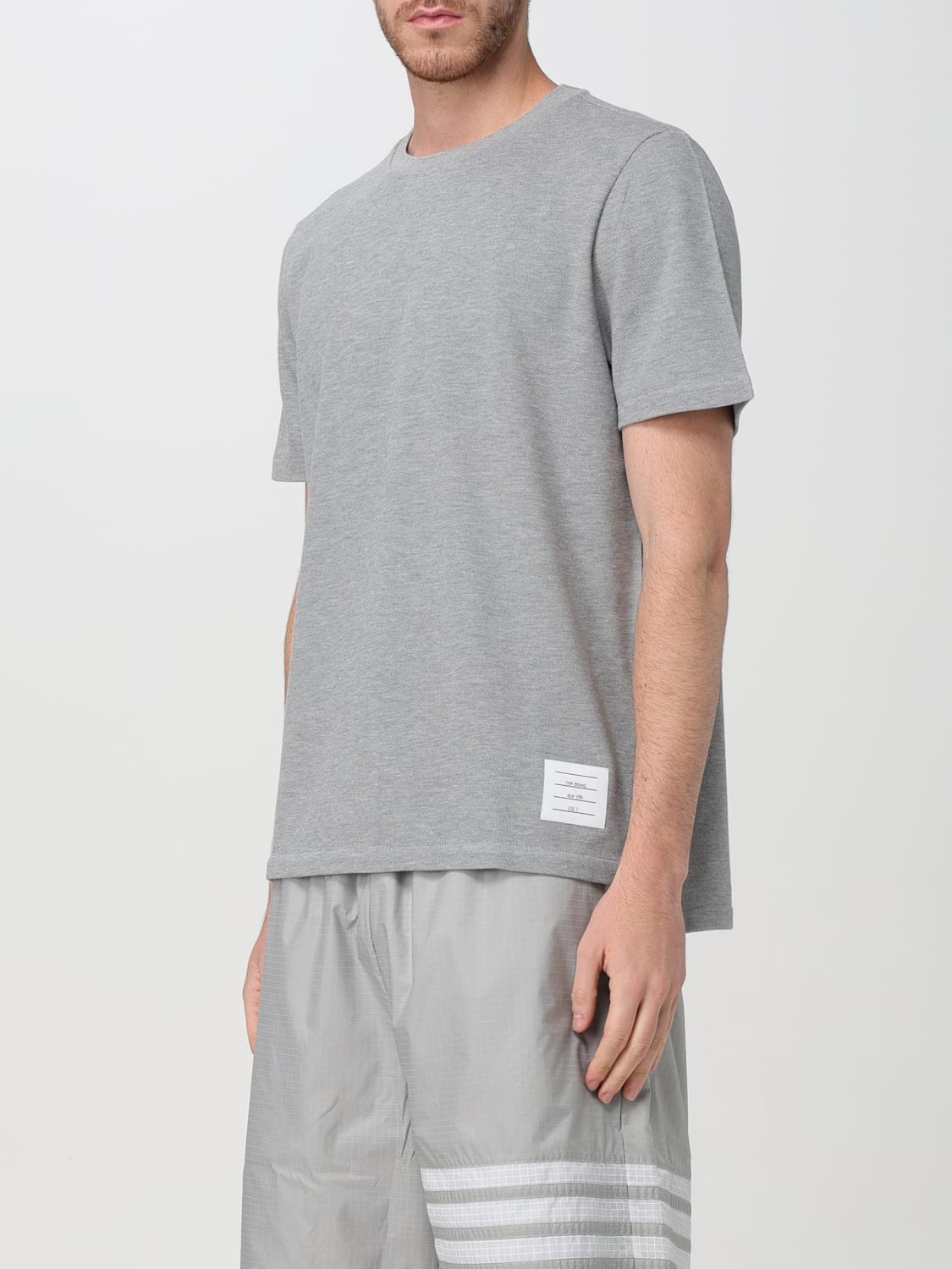 THOM BROWNE T-SHIRT: T-shirt men Thom Browne, Grey - Img 4
