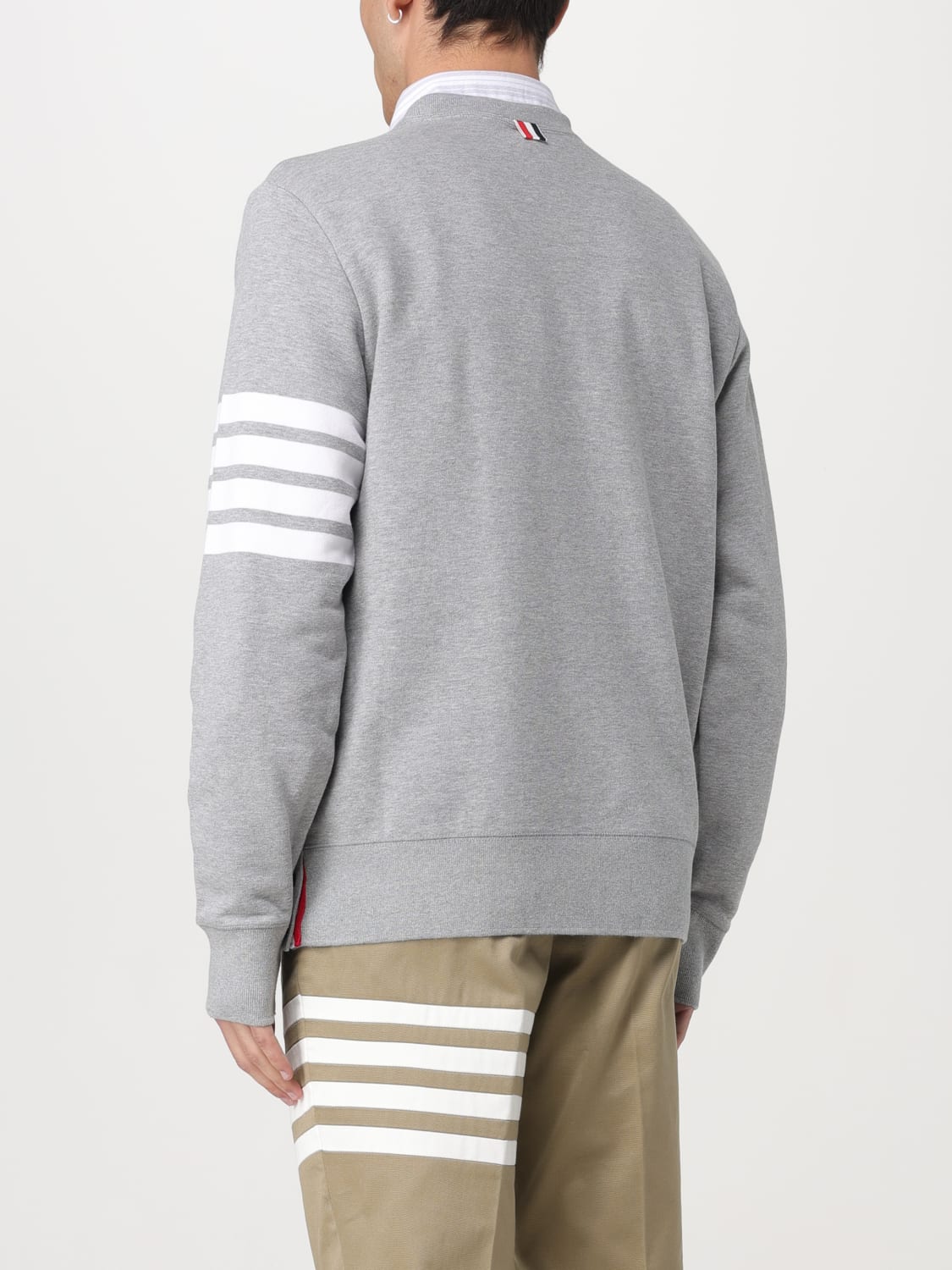 THOM BROWNE PULLOVER: Pullover herren Thom Browne, Grau - Img 3