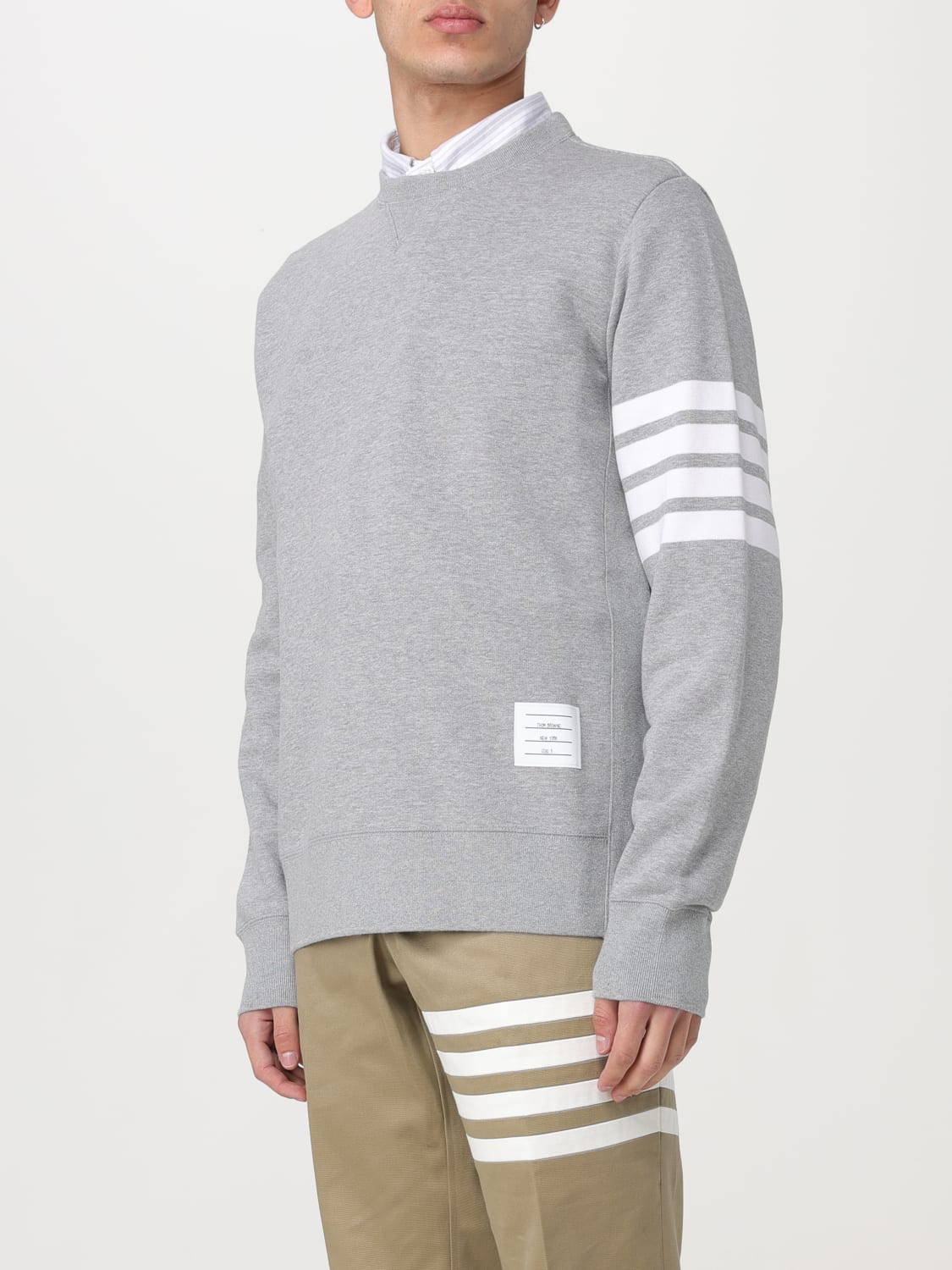 THOM BROWNE PULLOVER: Pullover herren Thom Browne, Grau - Img 4