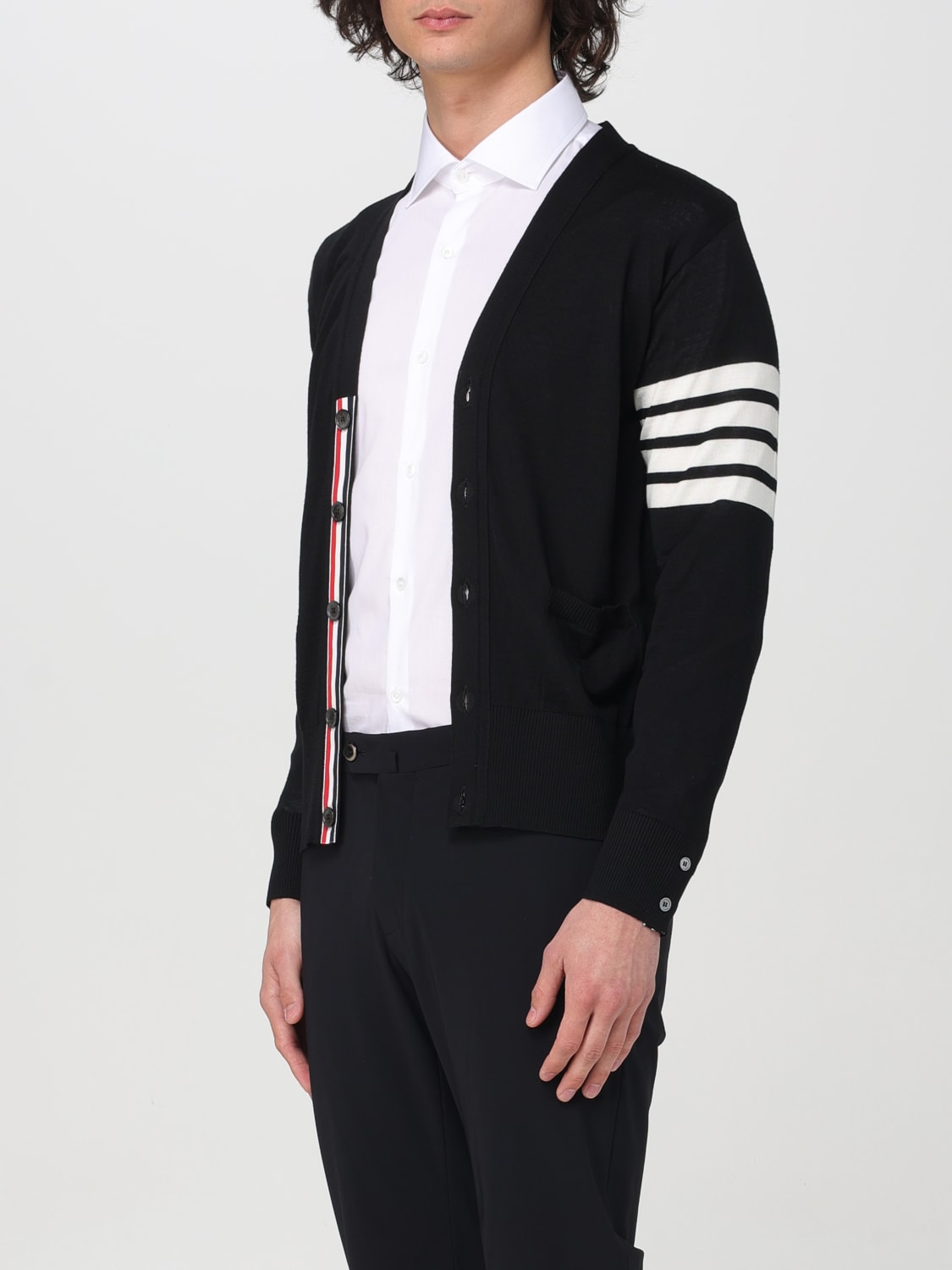 THOM BROWNE SWEATER: Sweater men Thom Browne, Black - Img 4