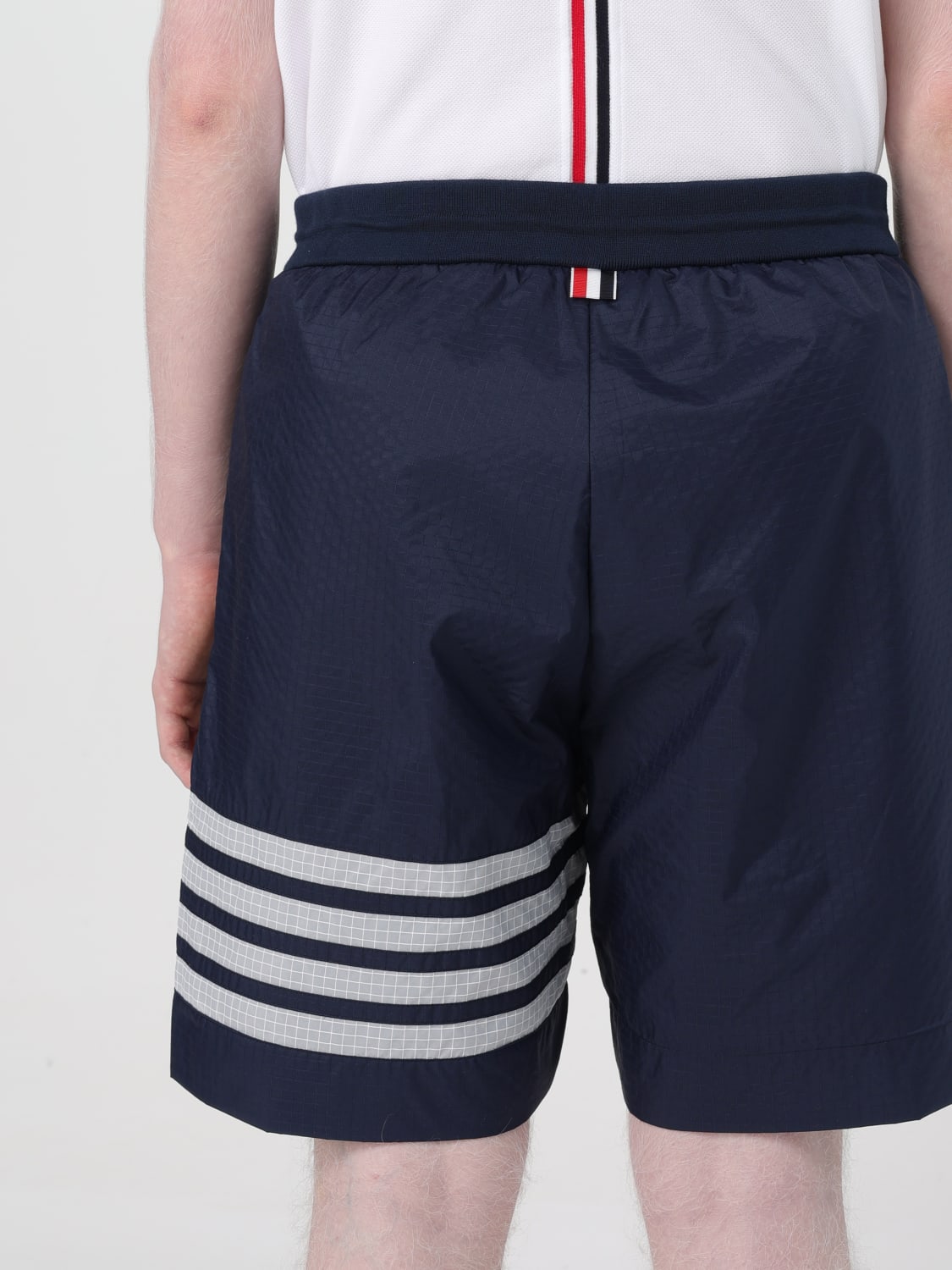 THOM BROWNE PANTALONCINO: Pantaloncino Thom Browne in nylon , Blue Navy - Img 5