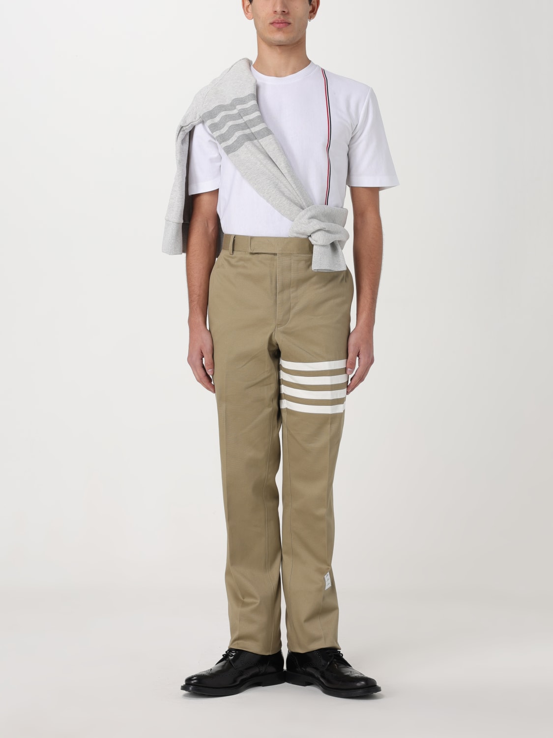 THOM BROWNE T-SHIRT: T-shirt herren Thom Browne, Weiß - Img 2