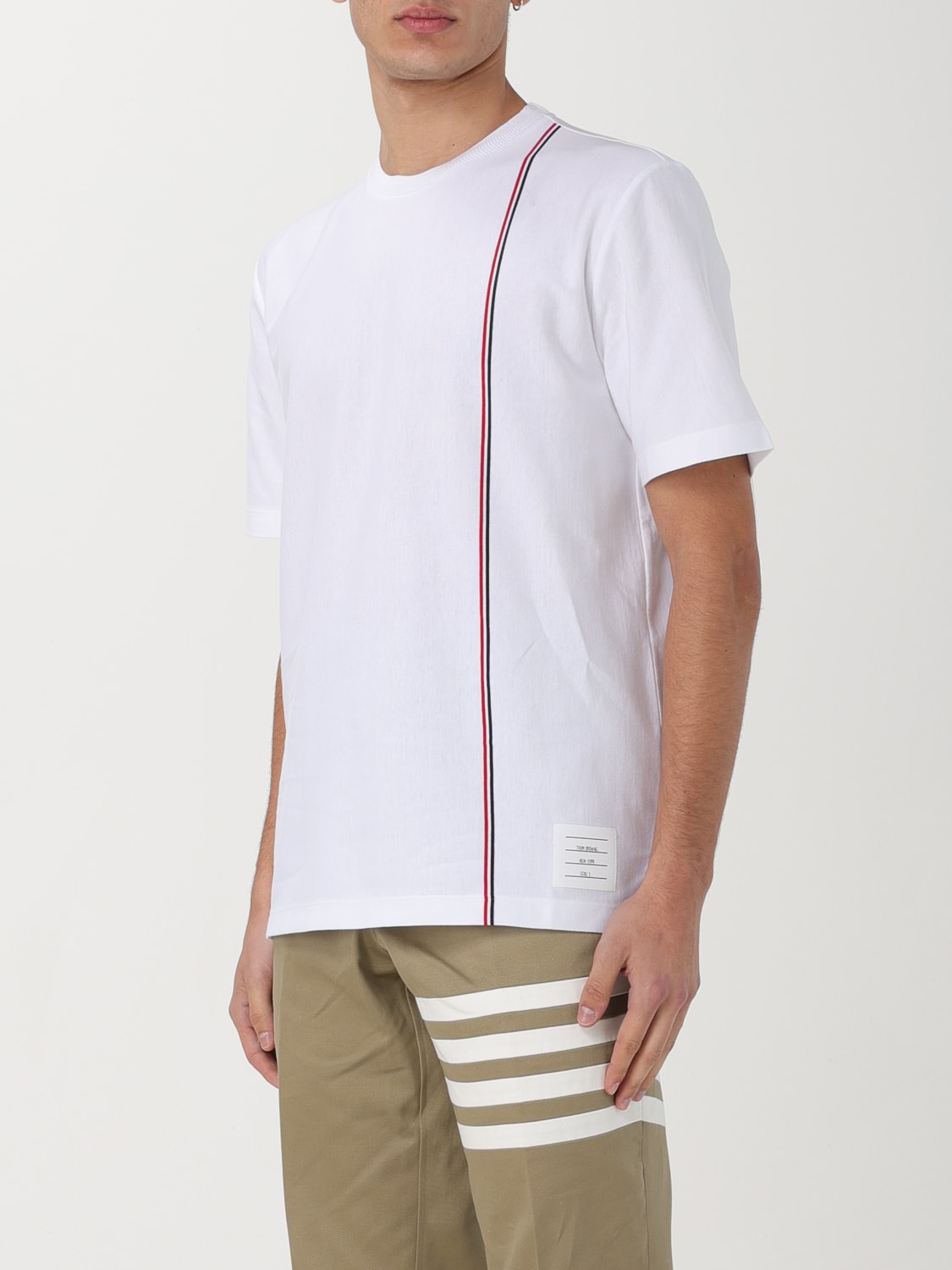 THOM BROWNE T-SHIRT: T-shirt herren Thom Browne, Weiß - Img 4