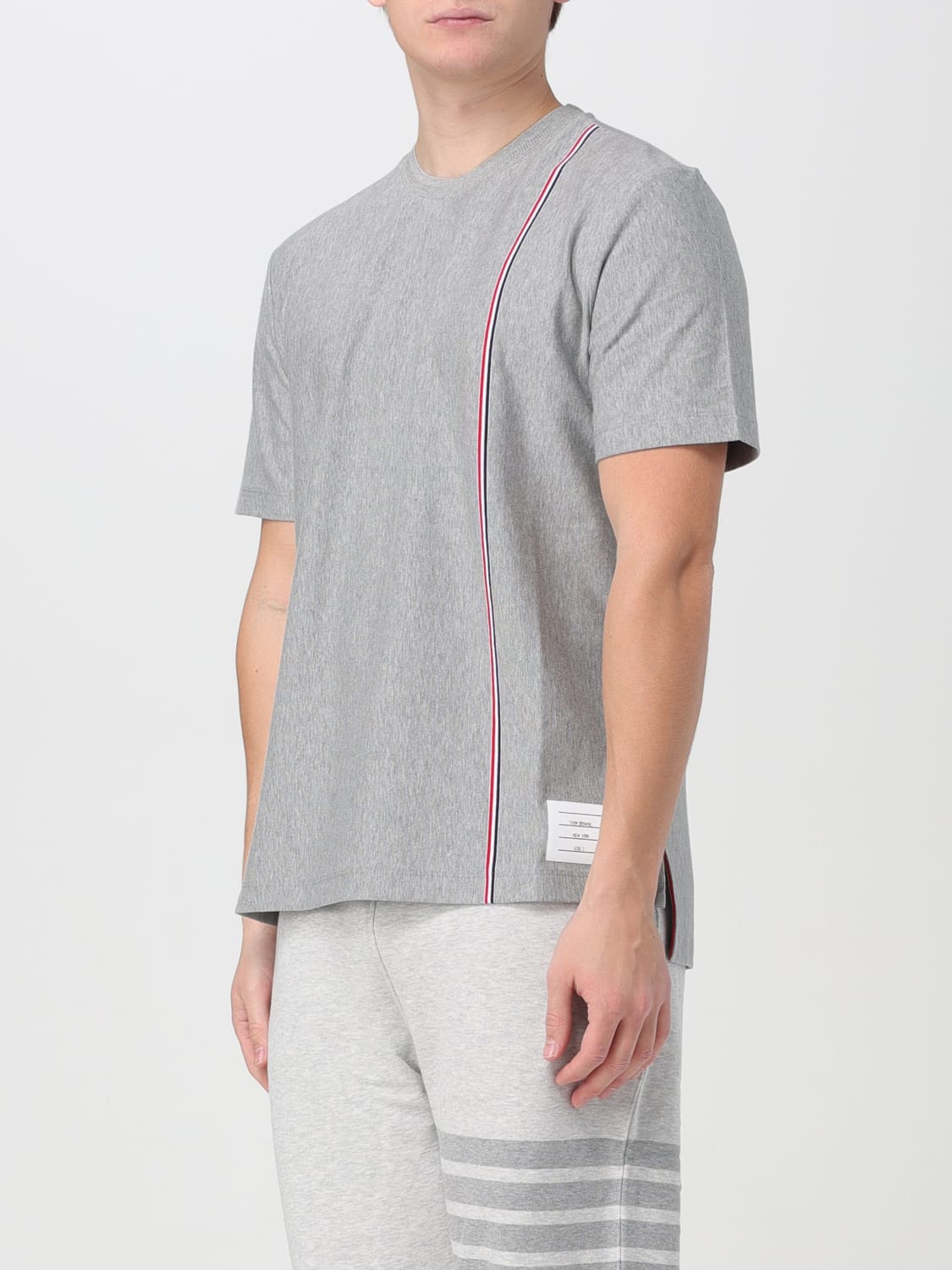 THOM BROWNE Tシャツ: Tシャツ メンズ Thom Browne, グレー - Img 4