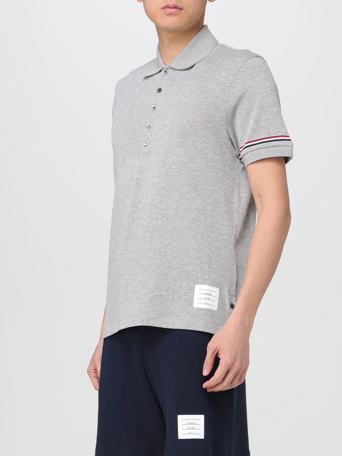 THOM BROWNE POLO: Pullover herren Thom Browne, Grau - Img 4