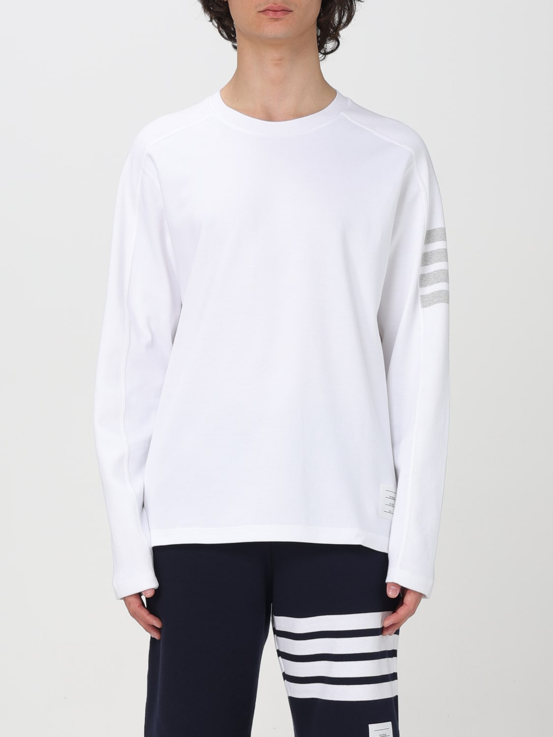 THOM BROWNE: T-shirt men - White | Thom Browne t-shirt