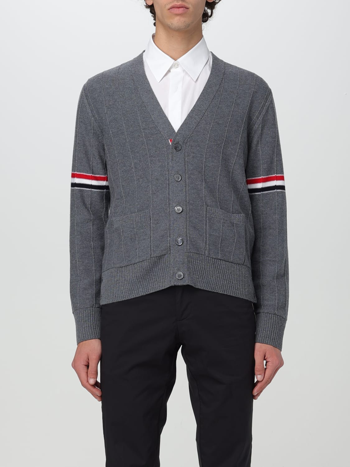 Giglio Cardigan Thom Browne in lana vergine