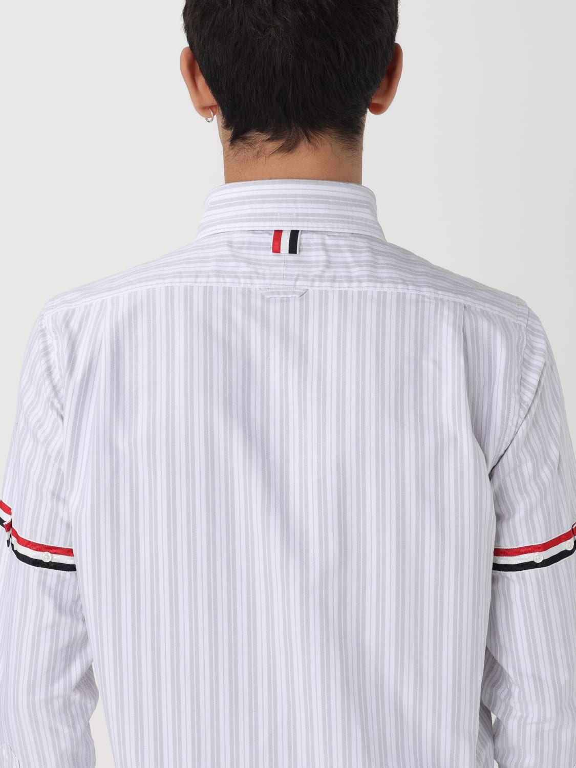 THOM BROWNE シャツ: シャツ メンズ Thom Browne, グレー - Img 5