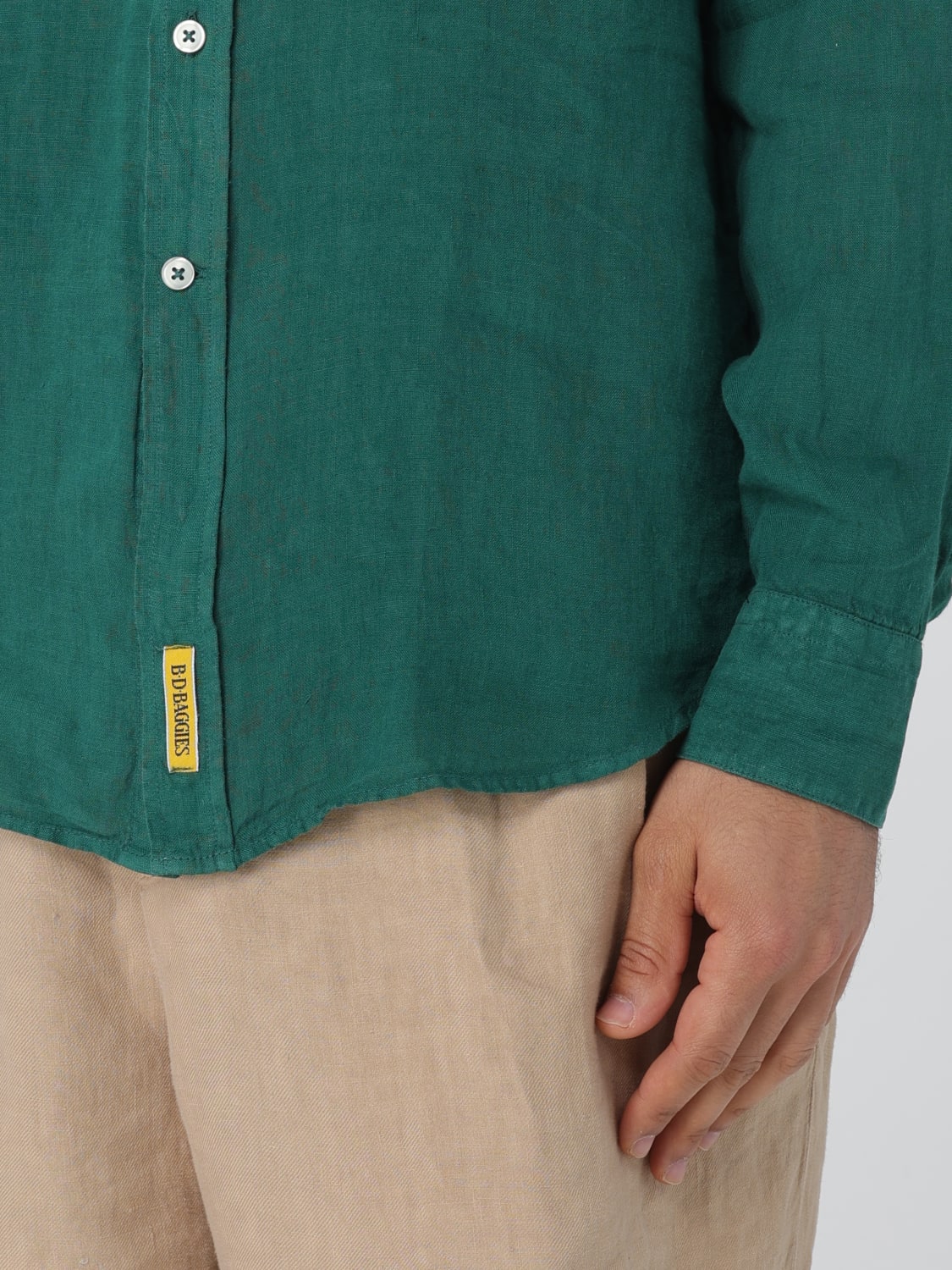 B.D BAGGIES SHIRT: Shirt men Bd Baggies, Forest Green - Img 3