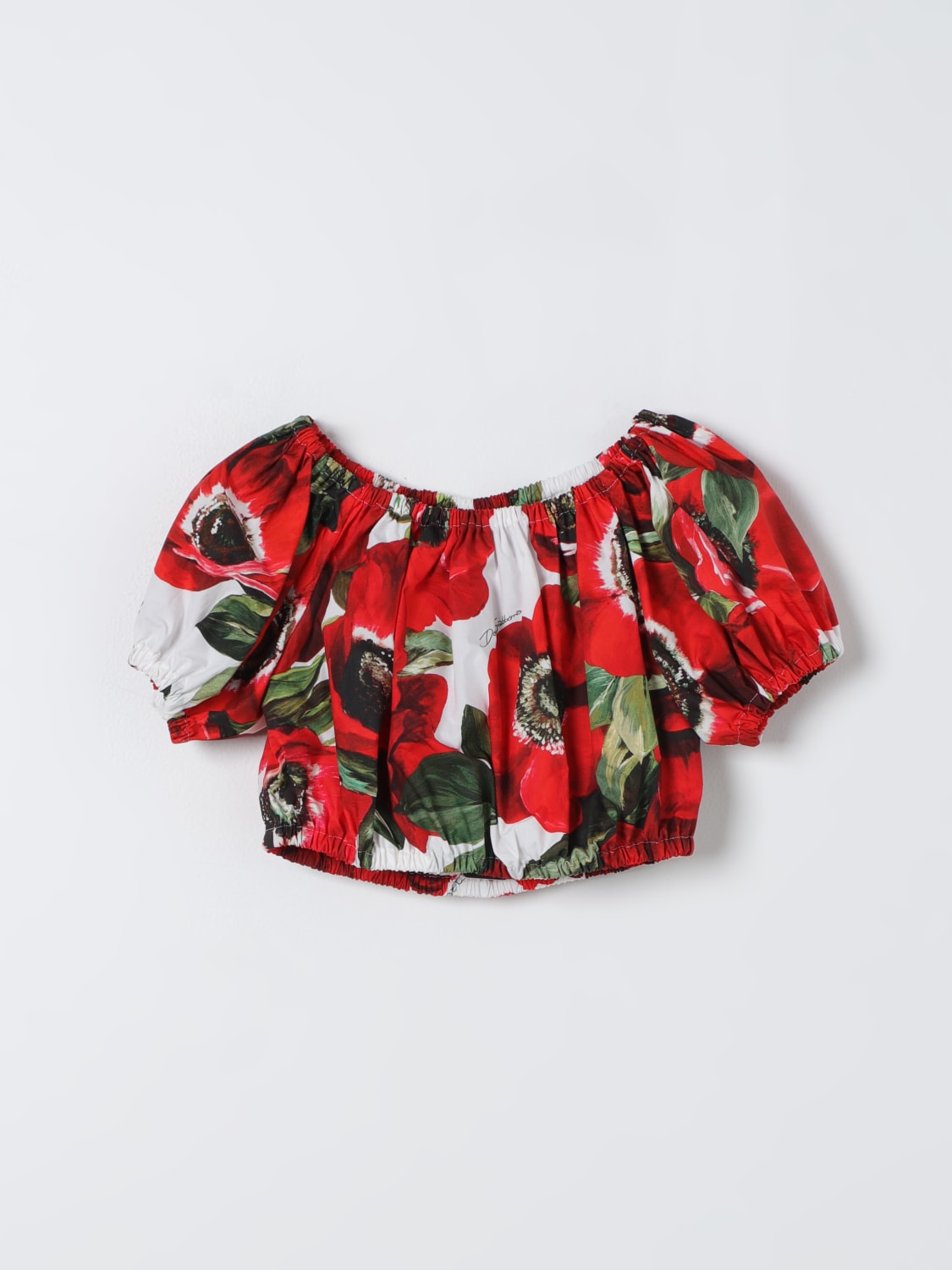 DOLCE & GABBANA TOP: Top kids Dolce & Gabbana, Red - Img 1