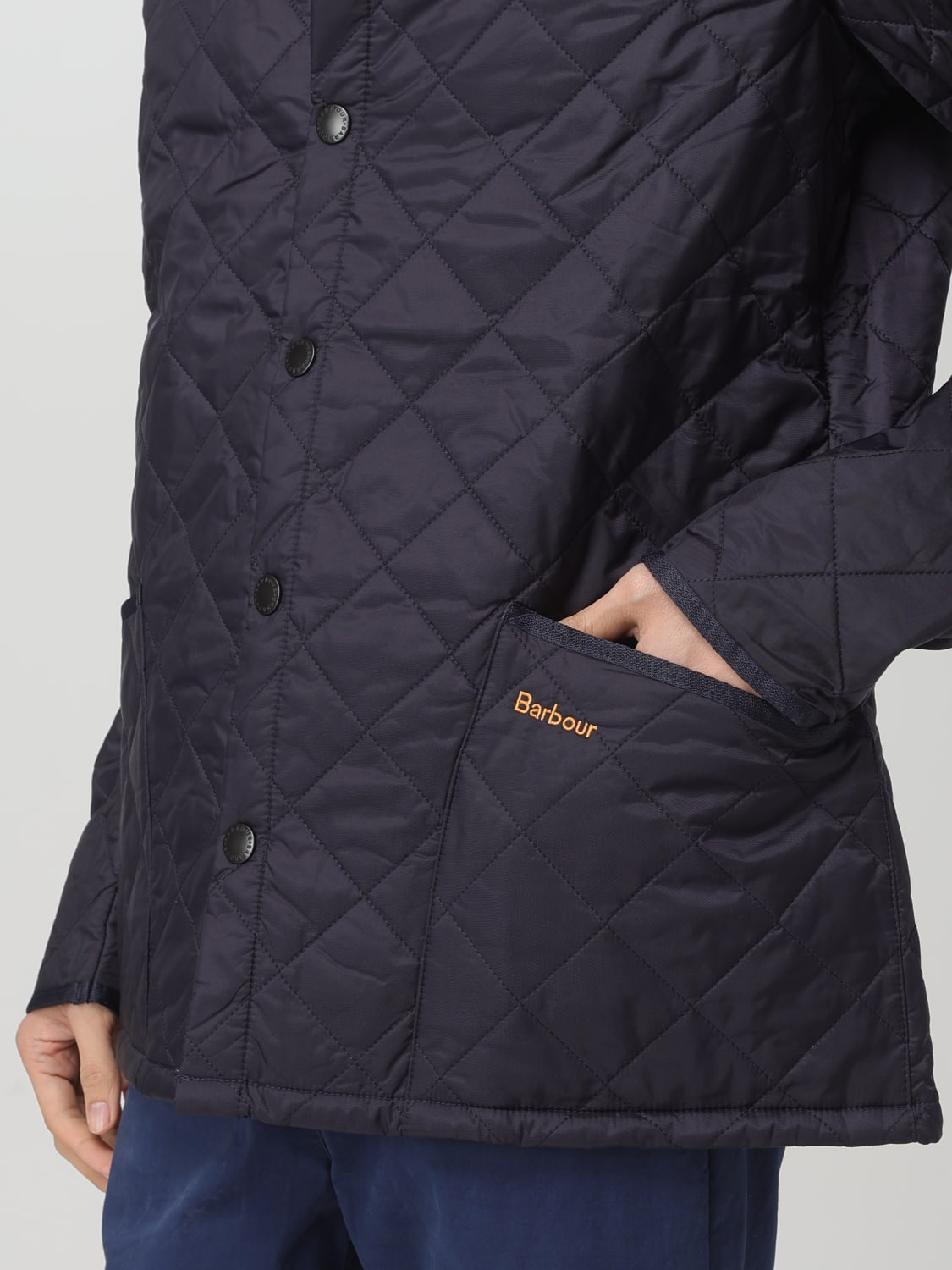 BARBOUR JACKET: Jacket men Barbour, Blue - Img 4