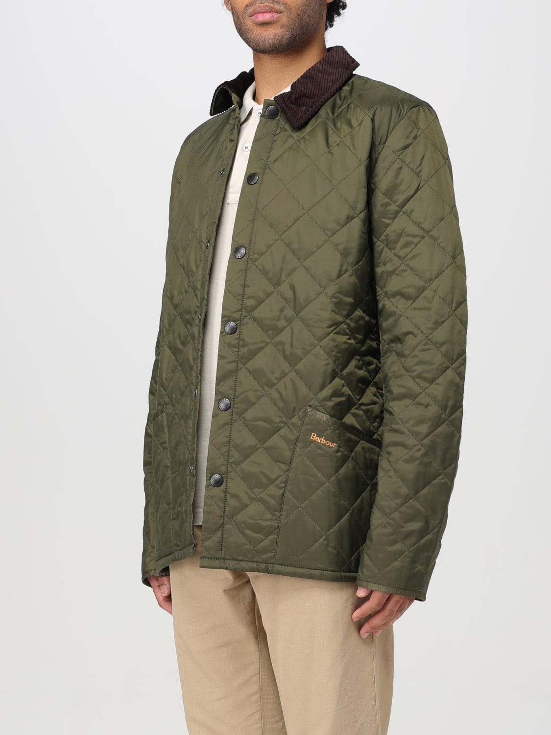 BARBOUR JACKE: Jacke herren Barbour, Olive - Img 3