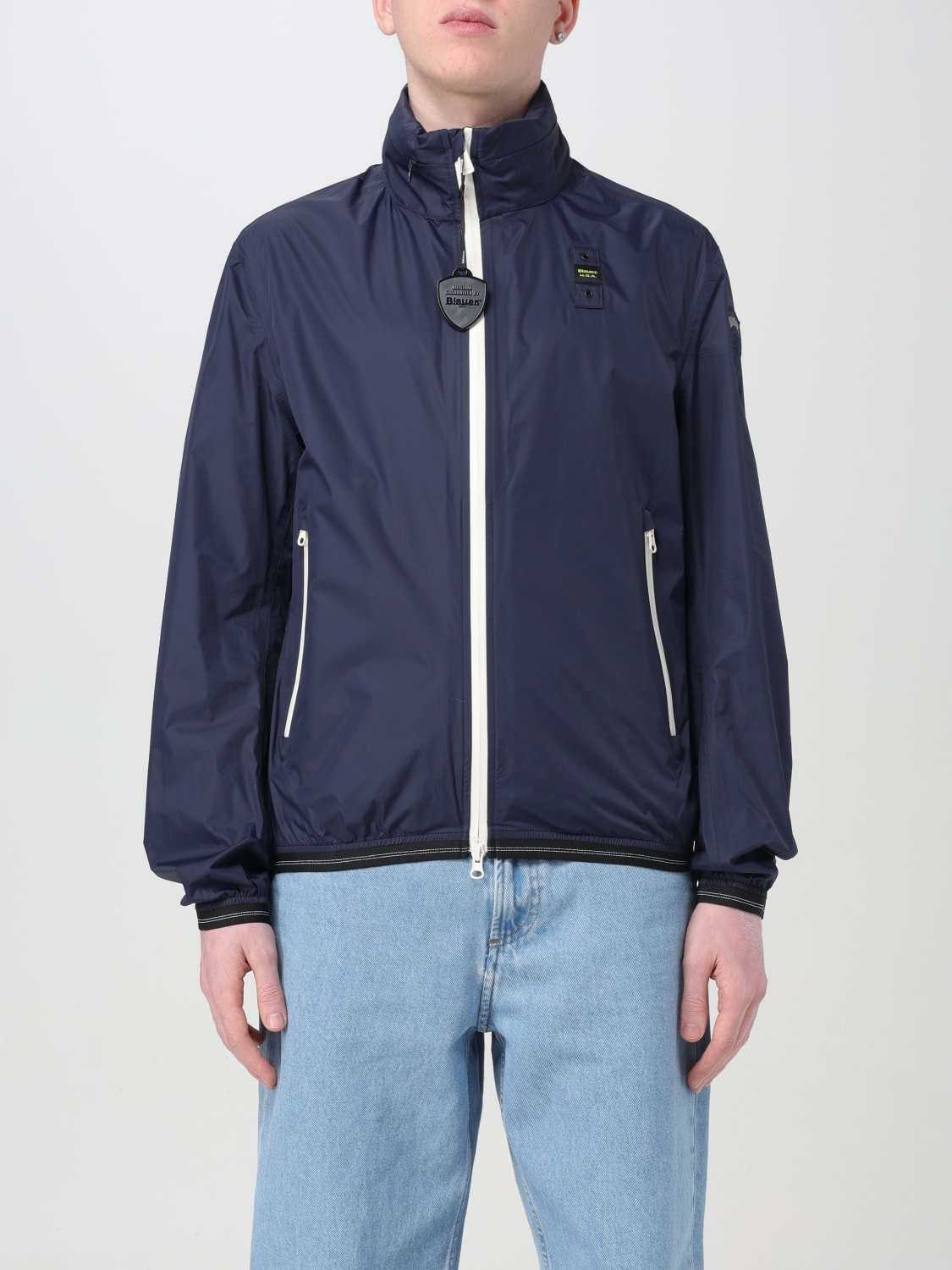 BLAUER JACKET: Jacket men Blauer, Blue - Img 1