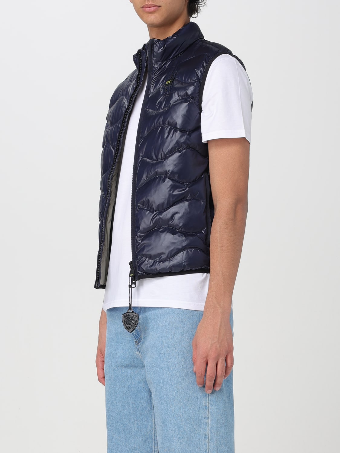 BLAUER SUIT VEST: Blauer men's vest, Blue - Img 3