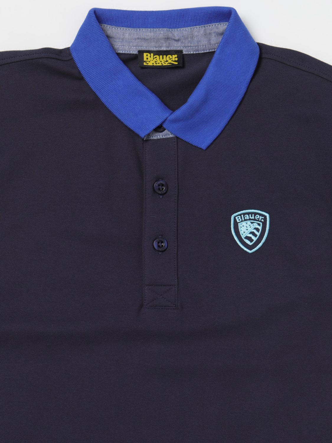 BLAUER POLO SHIRT: Polo shirt kids Blauer, Blue - Img 3