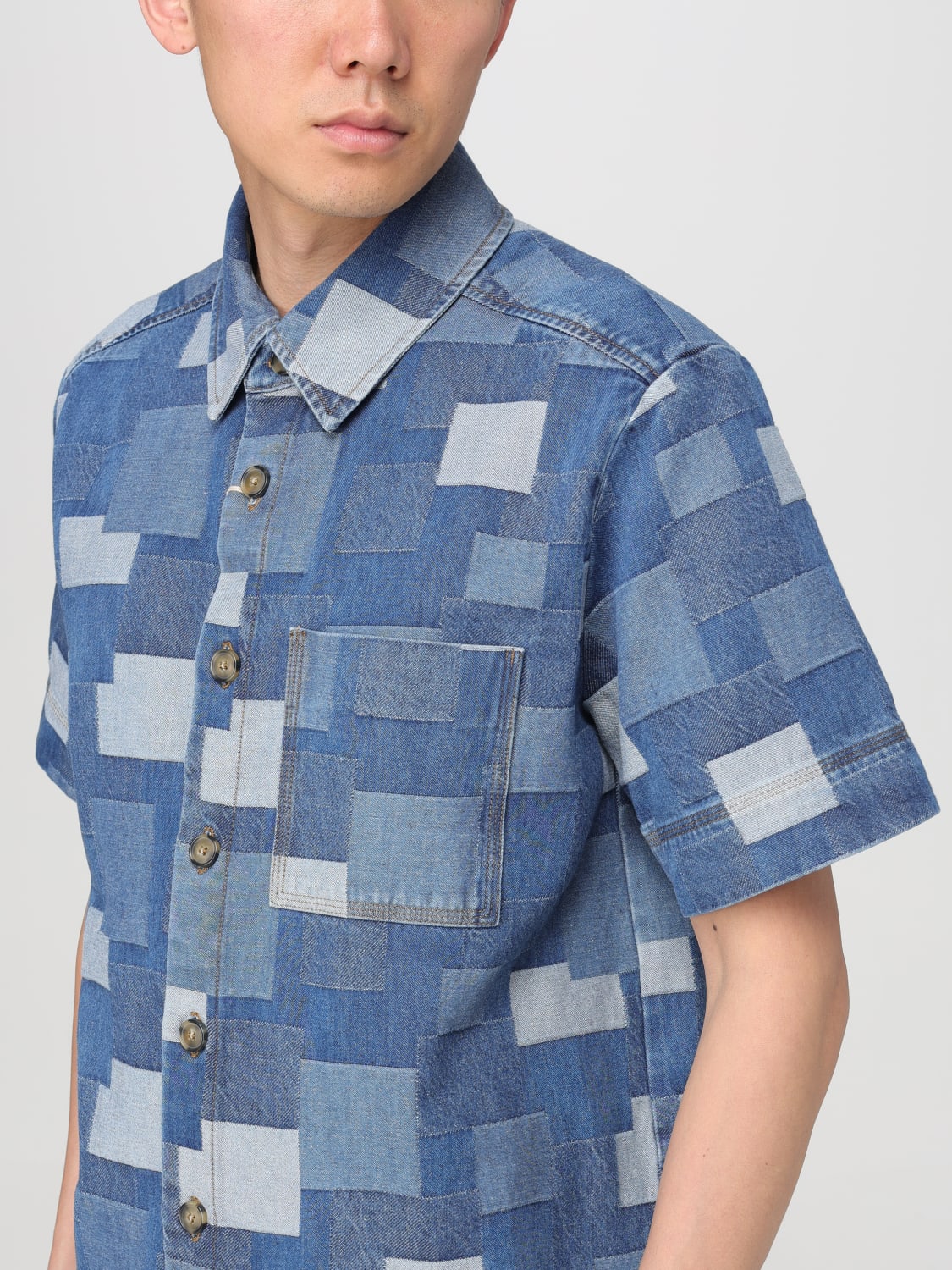 A.P.C. SHIRT: Shirt men A.P.C., Denim - Img 4