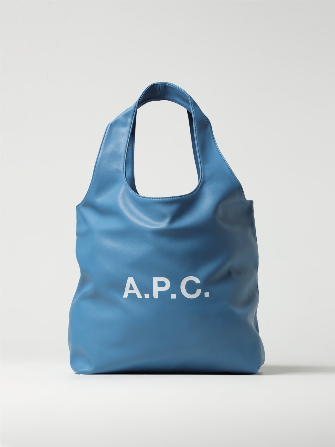 A.P.C. TOTE BAG: Shoulder bag woman A.P.C., Gnawed Blue - Img 1