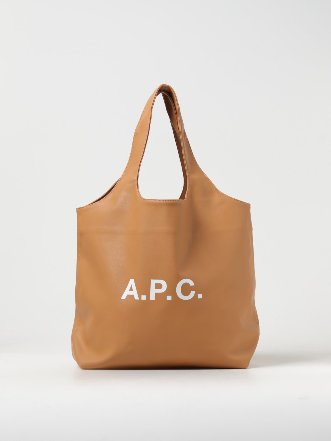 A.P.C. TOTE BAG: Shoulder bag woman A.P.C., Brown - Img 1