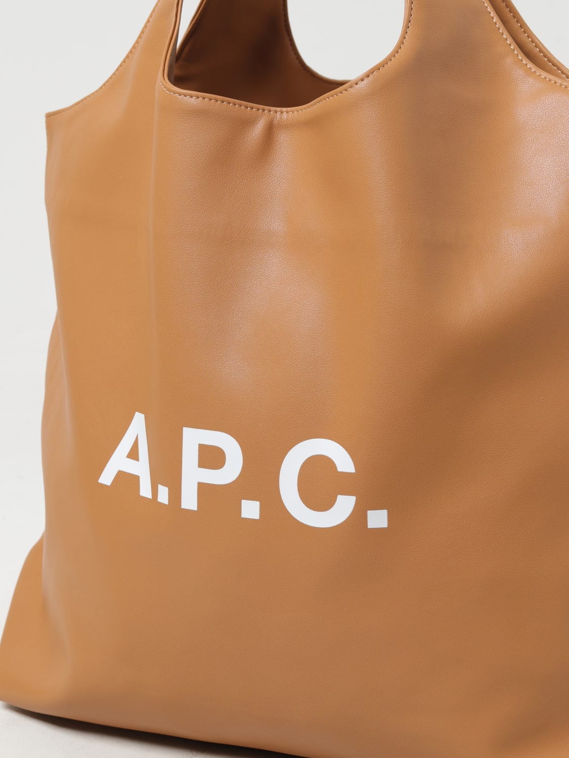 A.P.C. TOTE BAG: Shoulder bag woman A.P.C., Brown - Img 3