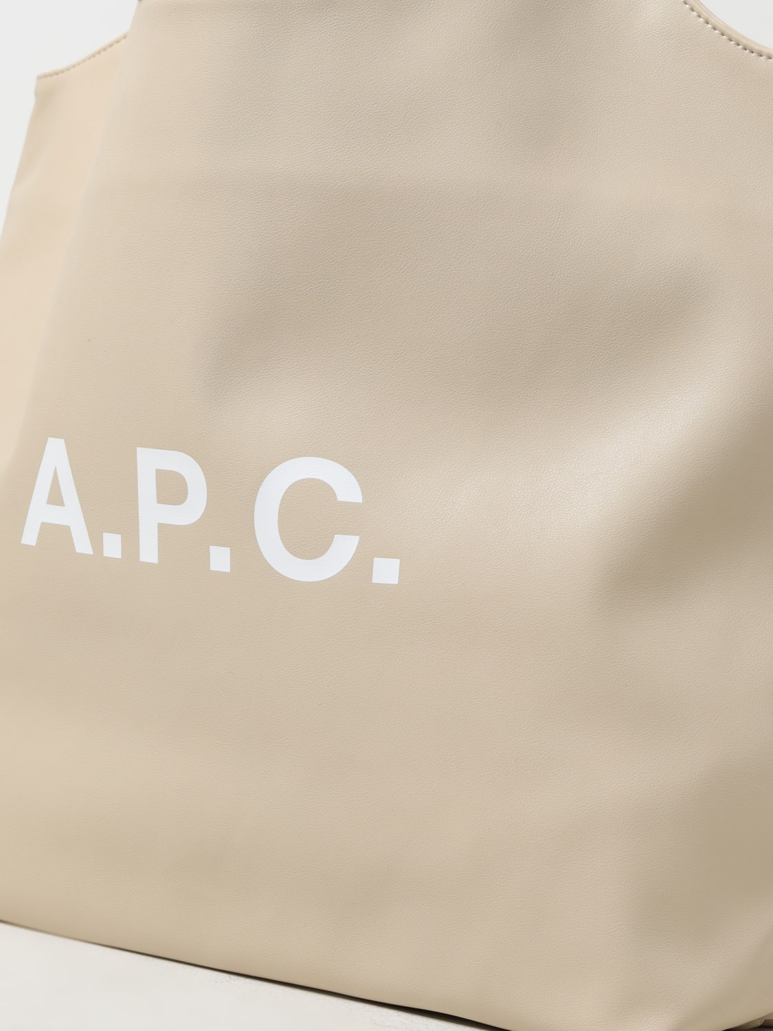 A.P.C. 토트백: 숄더백 여성 A.P.C., 크림 - Img 3