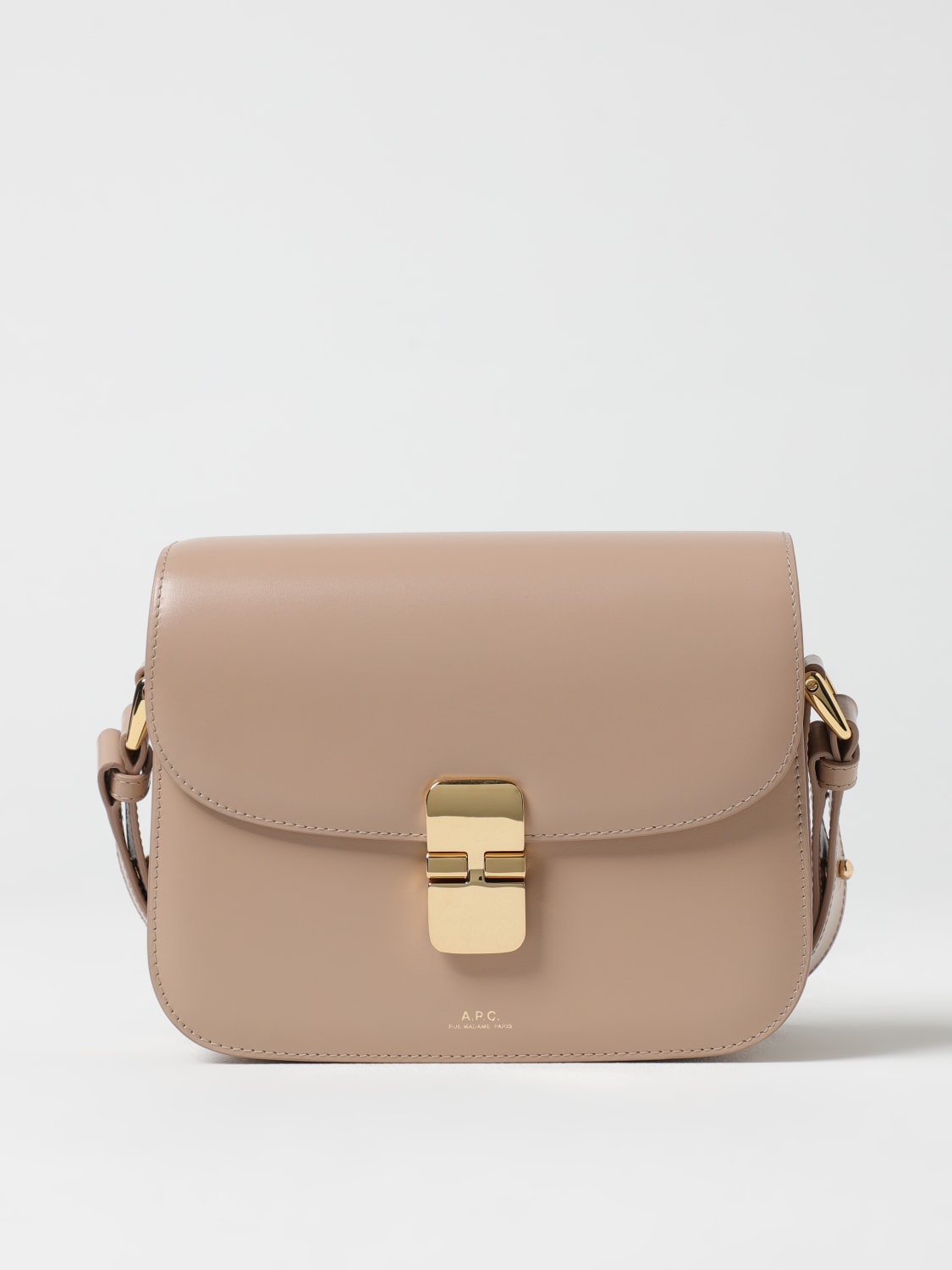 A.P.C. MINI BAG: A.P.C. Grace leather bag, Pink - Img 1