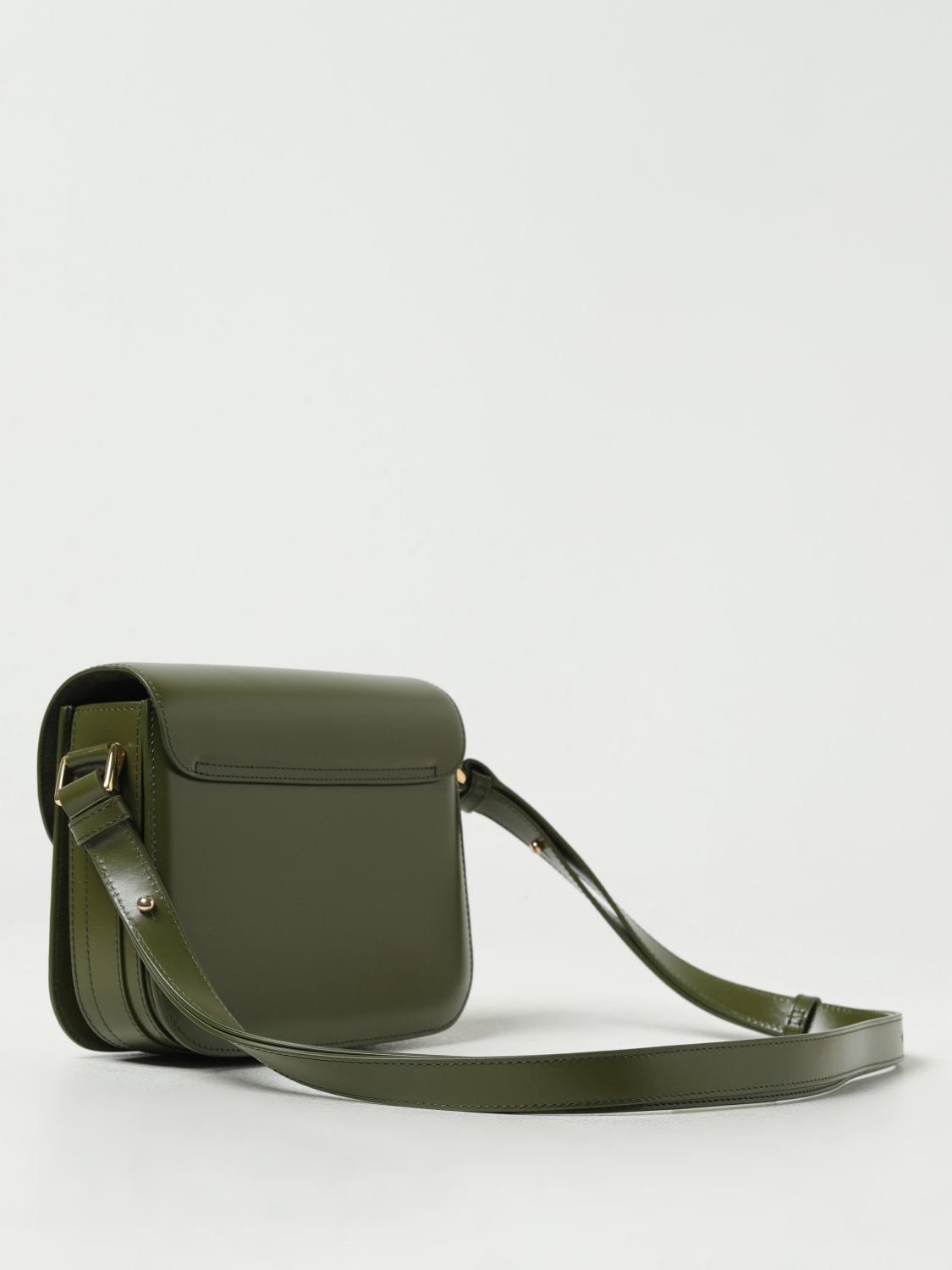 A.P.C. MINI BAG: A.P.C. Grace leather bag, Green - Img 2