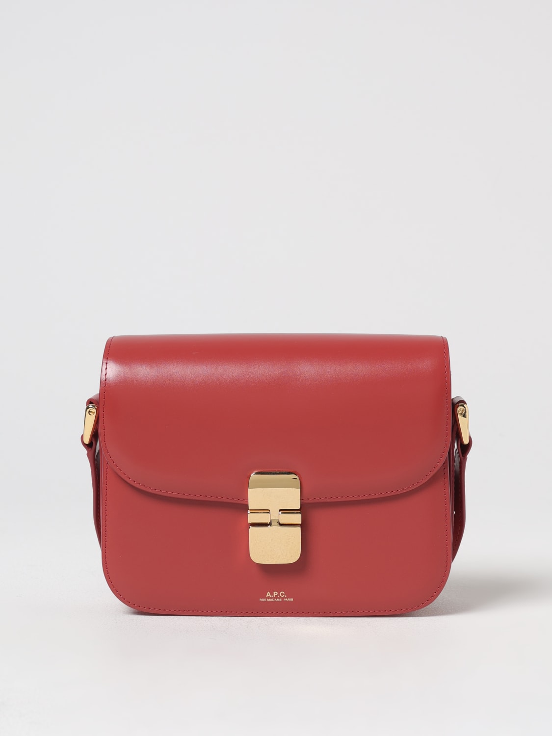 A.P.C. MINI BAG: A.P.C. Grace leather bag, Red - Img 1