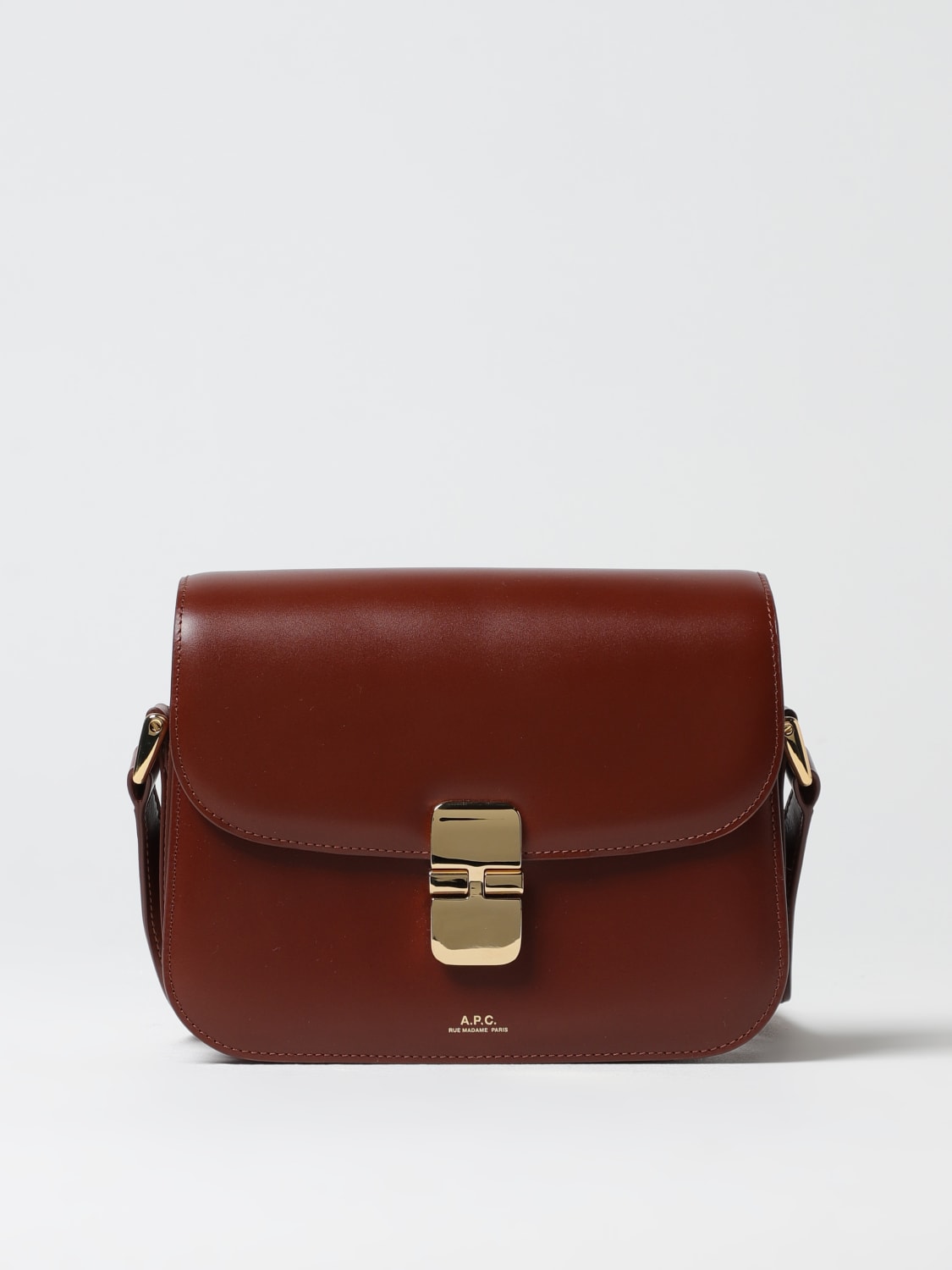 A.P.C. MINITASCHE: Schultertasche damen A.P.C., Braun - Img 1