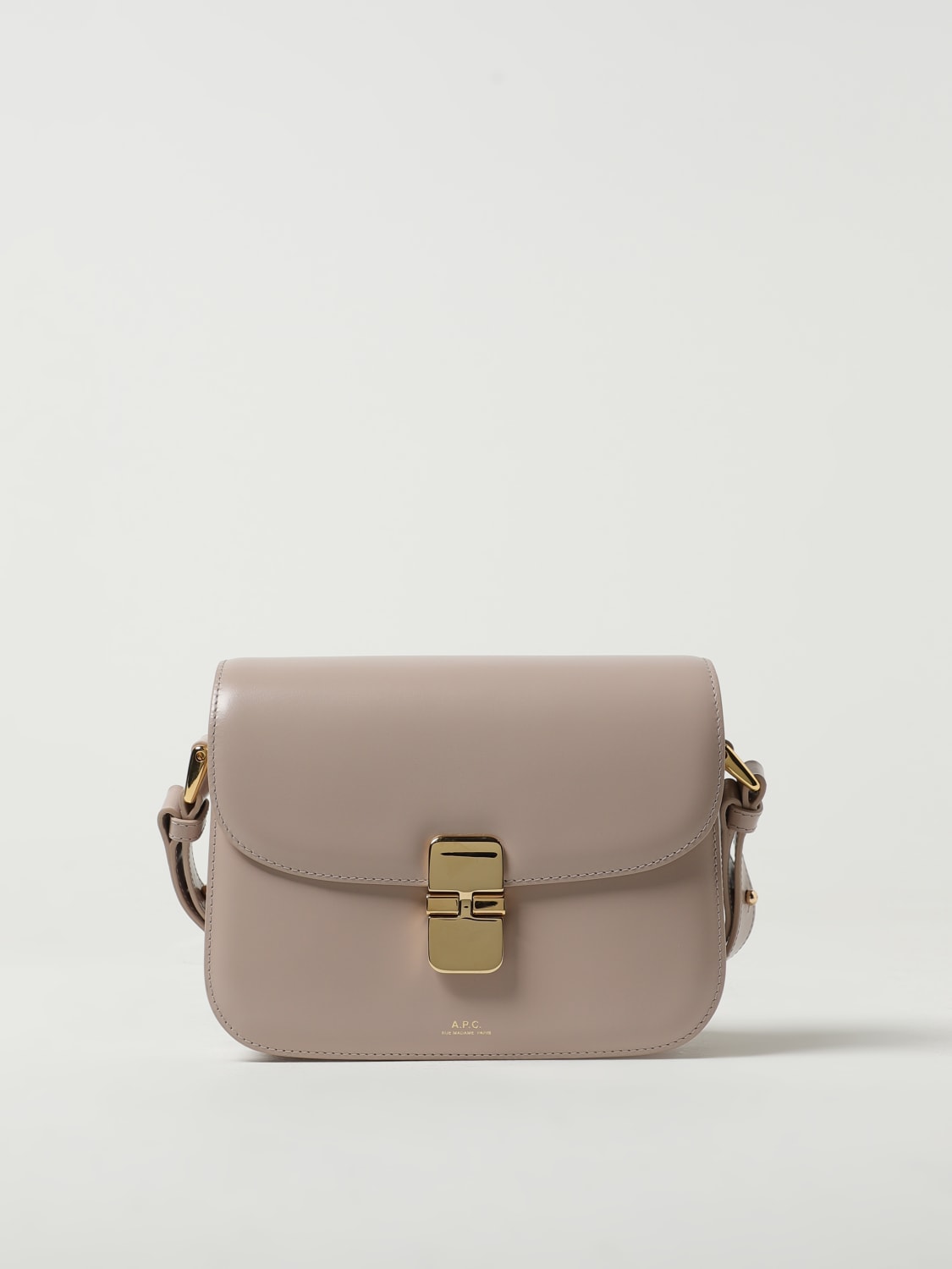 A.P.C. MINI SAC: Sac porté épaule femme A.P.C., Poudre - Img 1