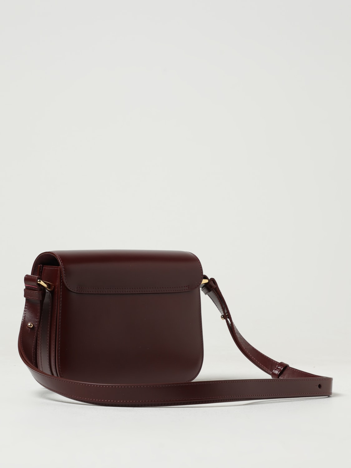 A.P.C. MINITASCHE: Schultertasche damen A.P.C., Weinrot - Img 2
