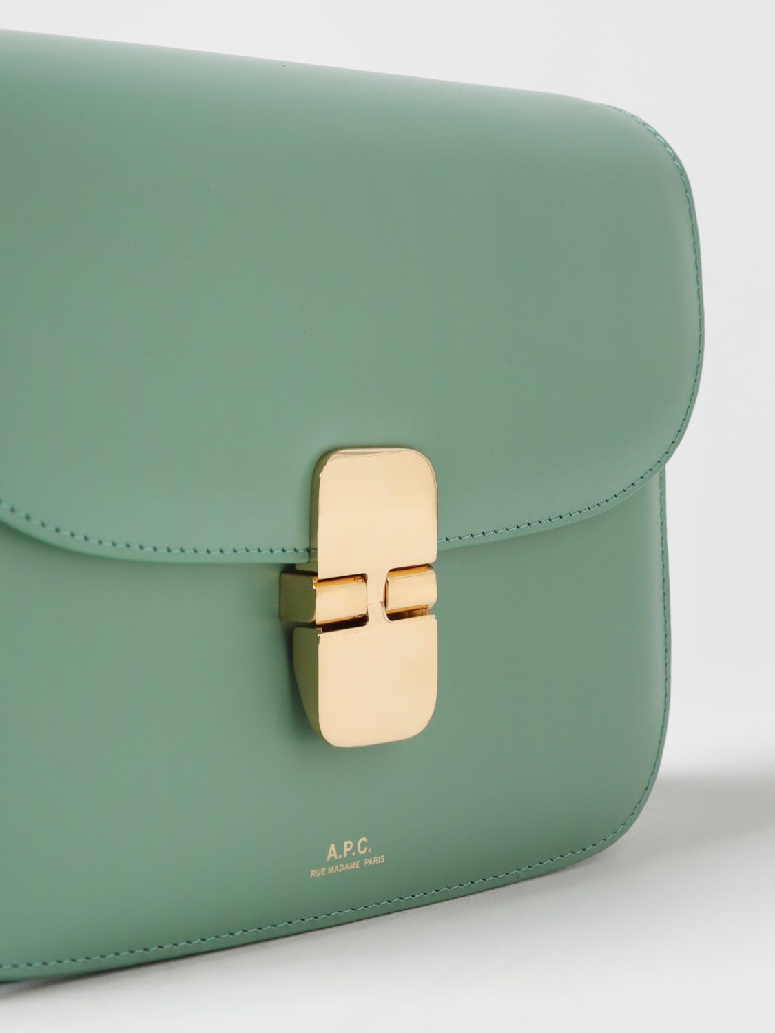 A.P.C. MINI SAC: Sac porté épaule femme A.P.C., Menthe - Img 3